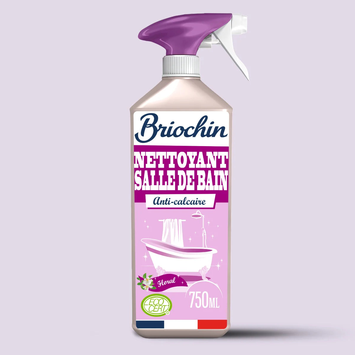 Nettoyant salle de bain 3 en 1 parfum floral