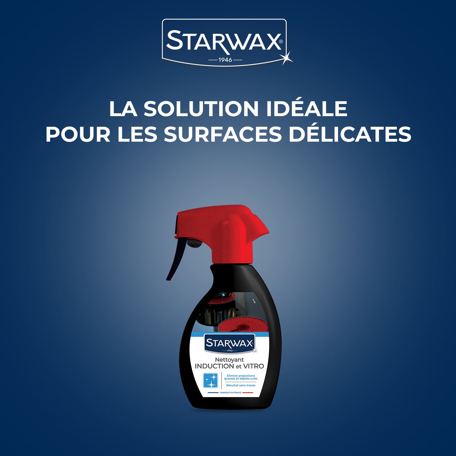 STARWAX - Nettoyant quotidien pour vitrocéramique et induction 500ml