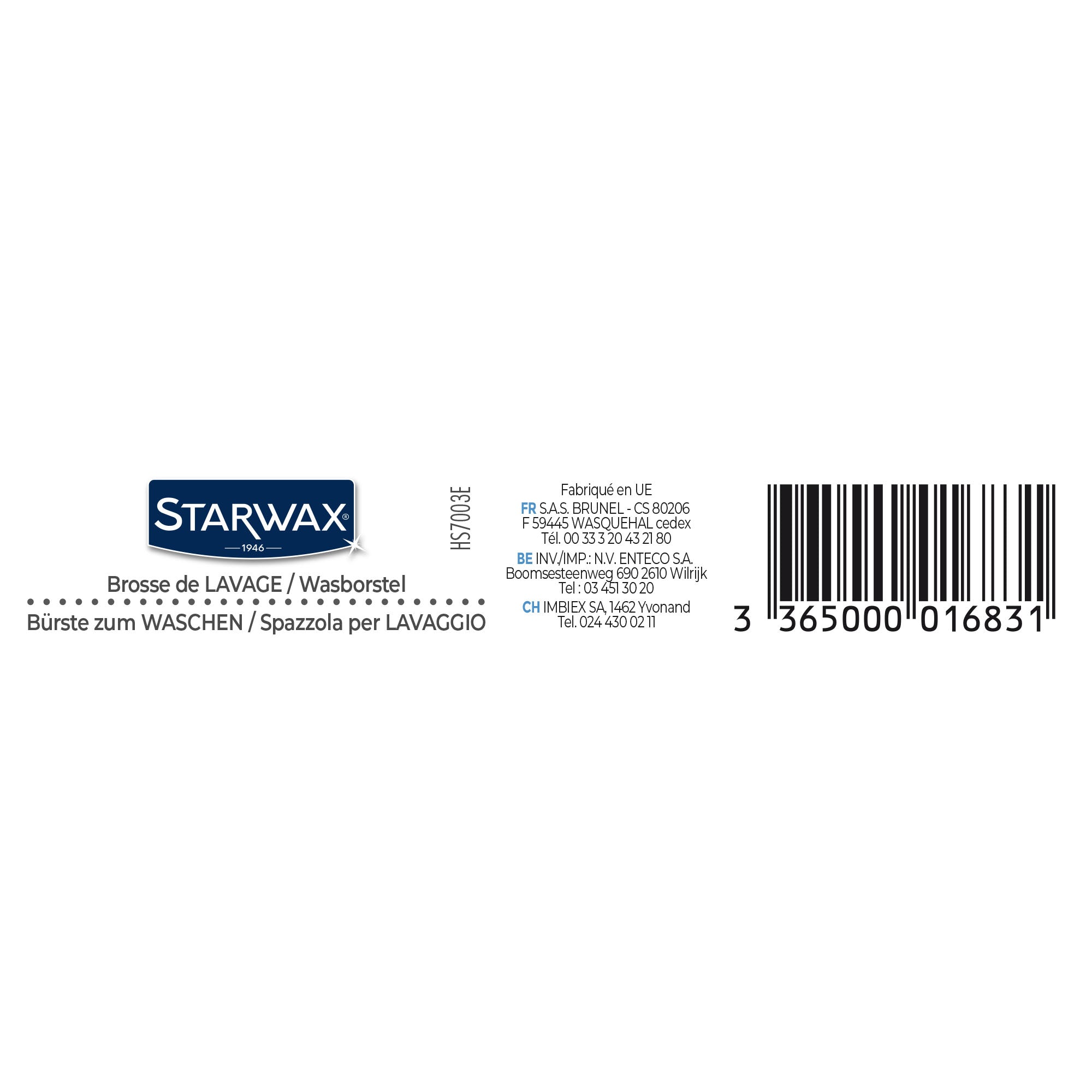 STARWAX - Brosse de lavage X1