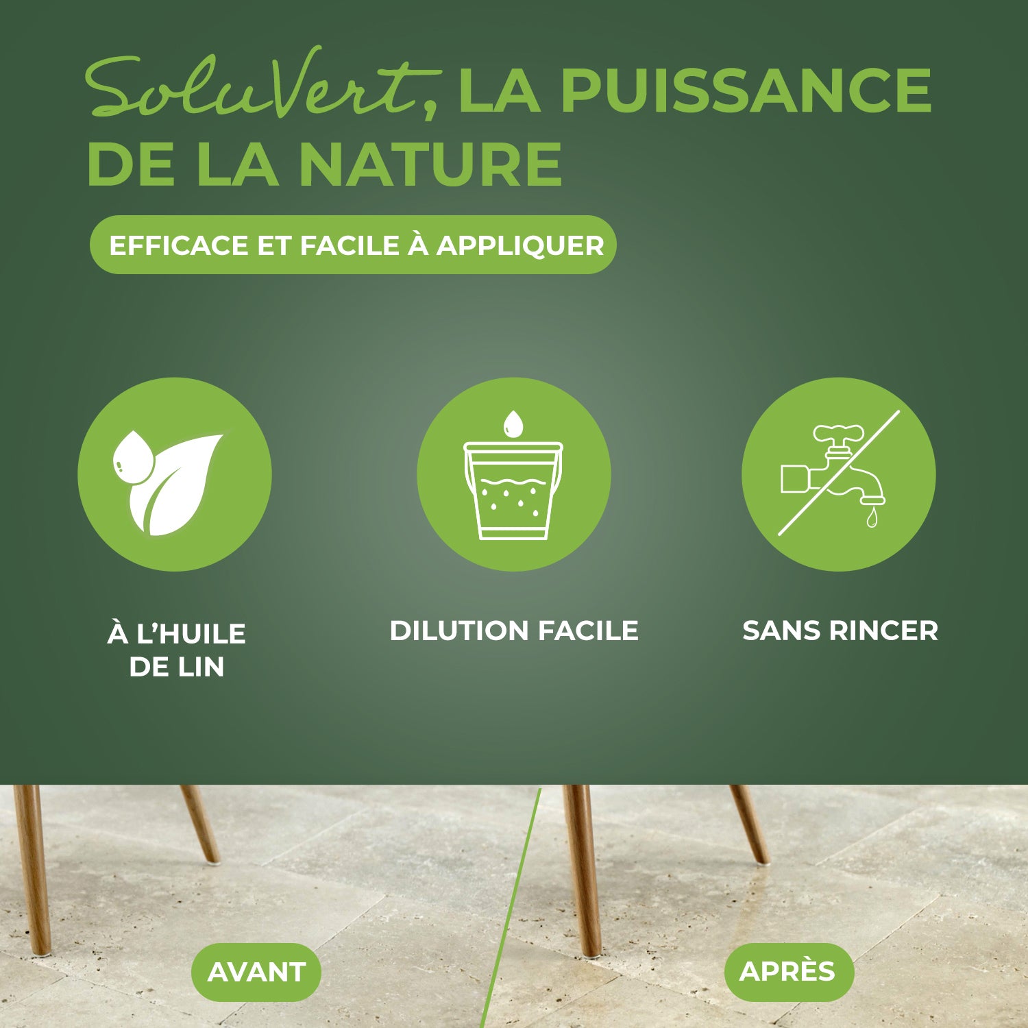 STARWAX SOLUVERT - Savon noir mou à l'huile de lin 1kg