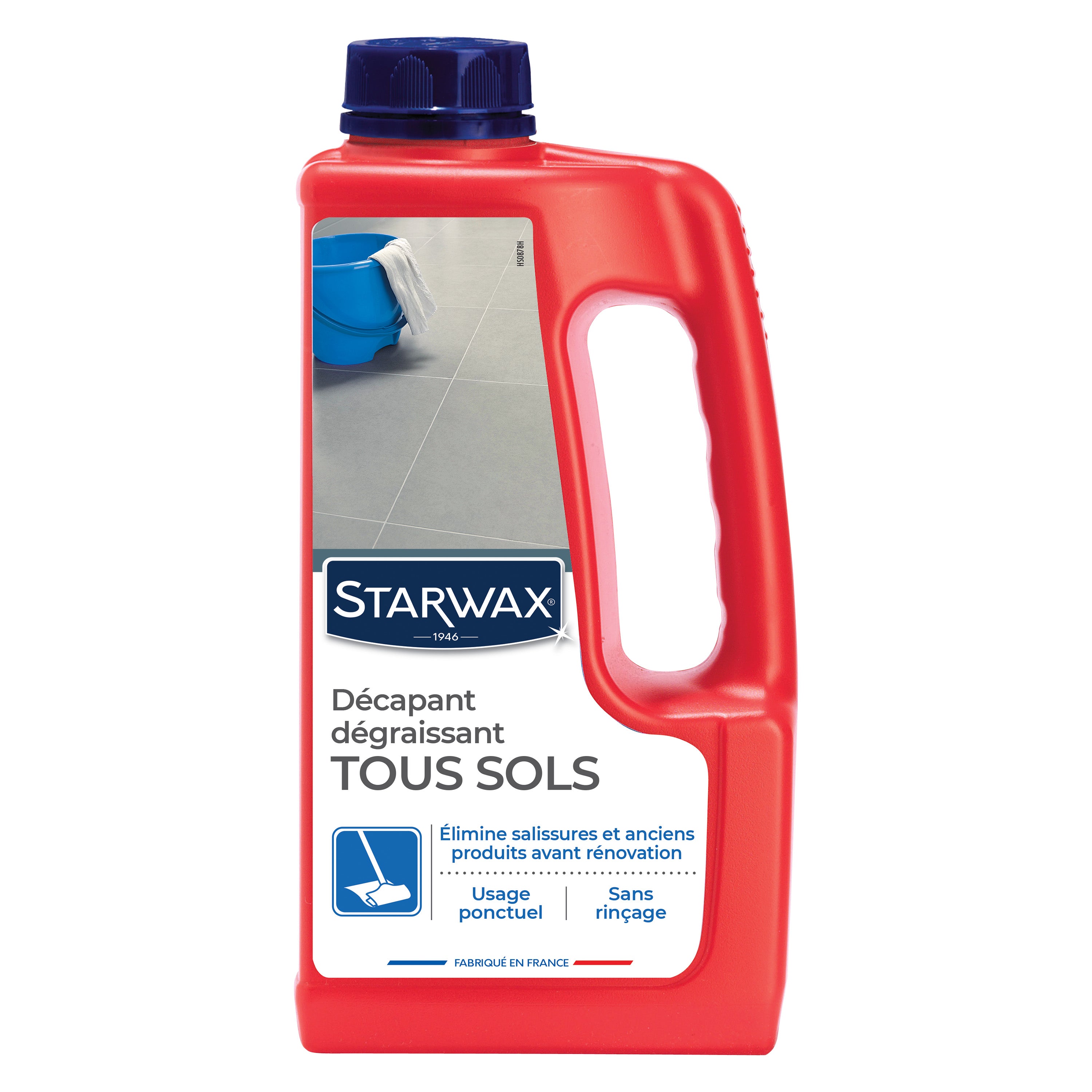STARWAX - Décapant sans rinçage pour sols intérieurs 1L