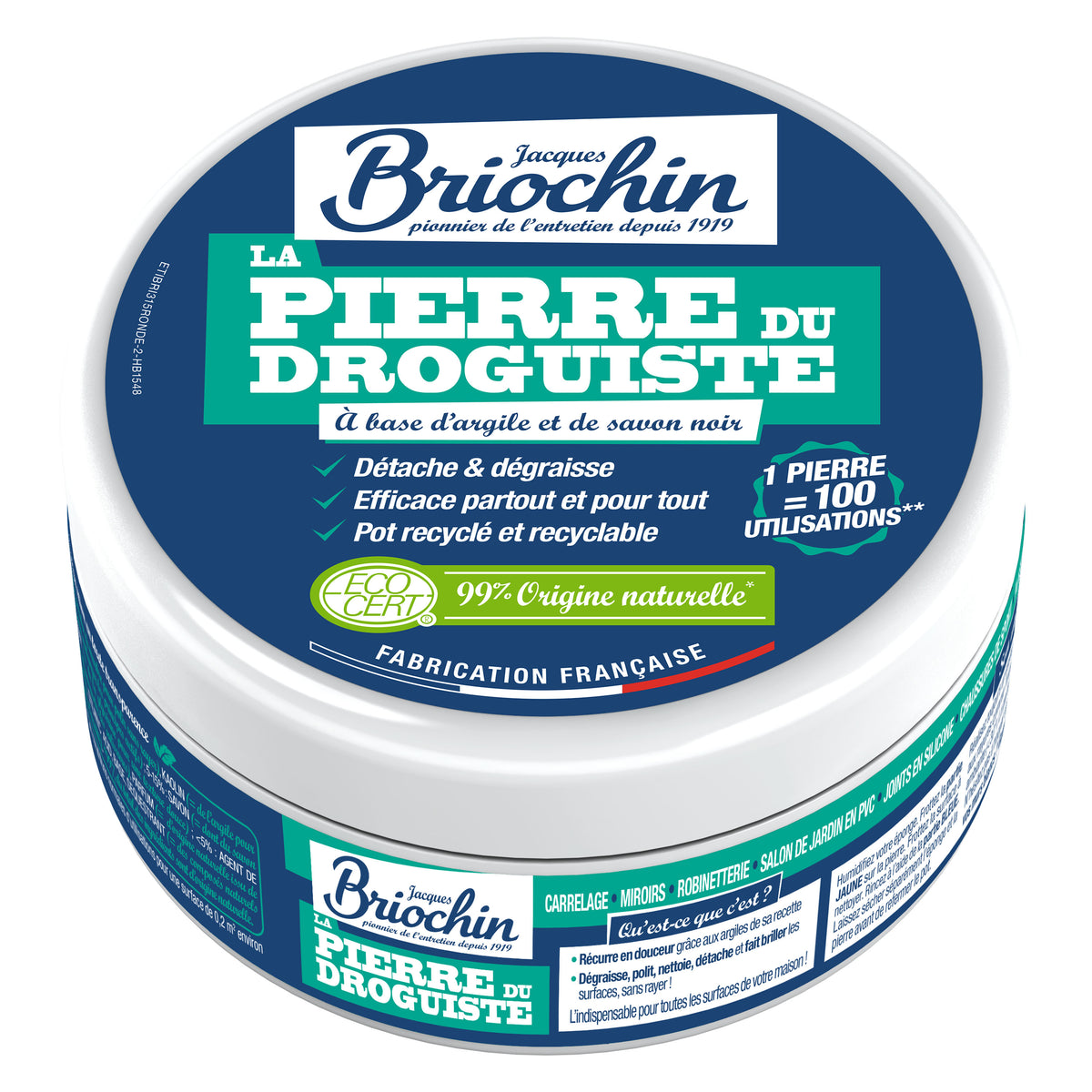 JACQUES BRIOCHIN - Pierre du droguiste 300g Menthe