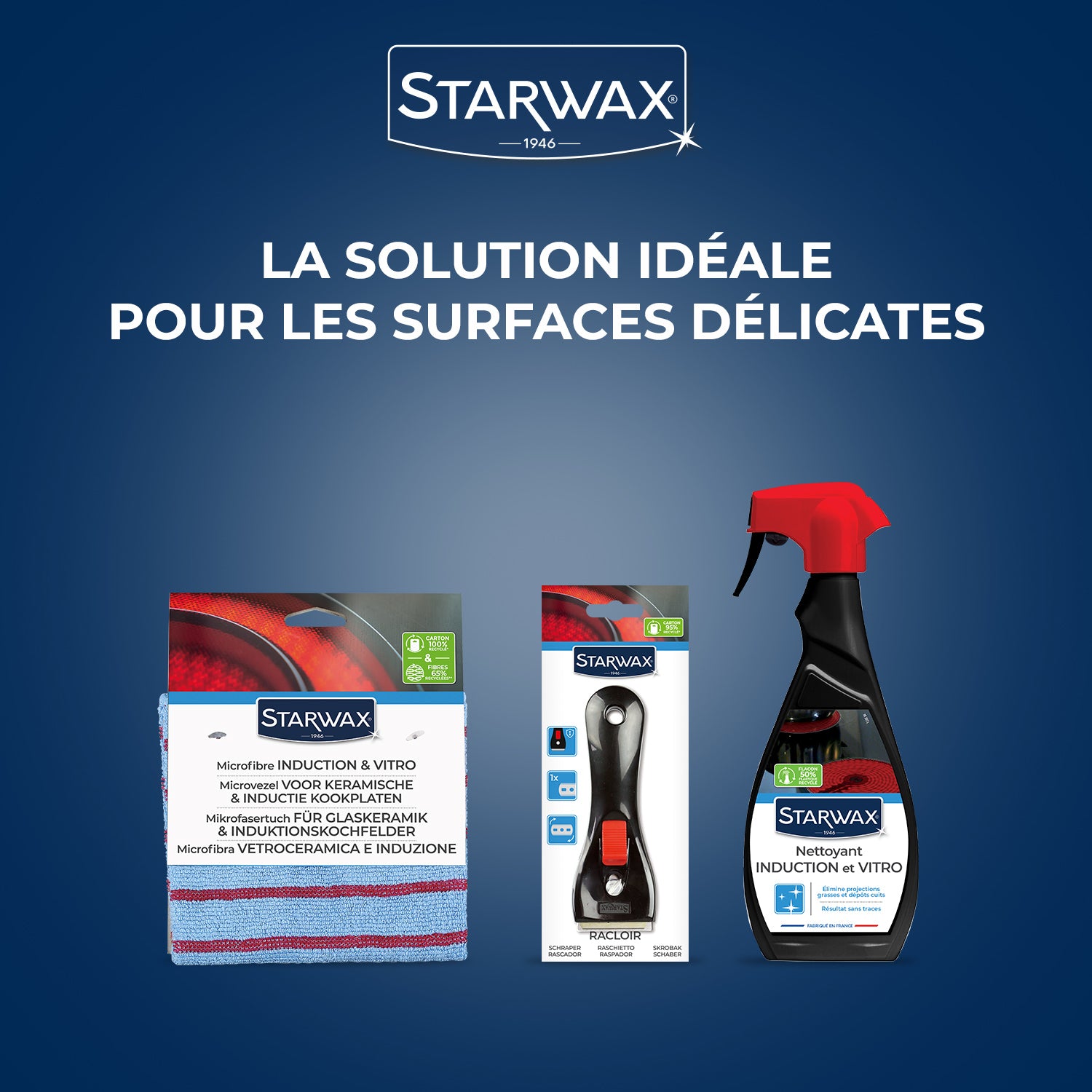 STARWAX - Microfibre Induction et Vitroceram X1