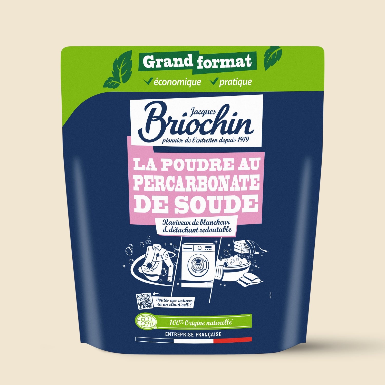 JACQUES BRIOCHIN - La poudre au percarbonate de soude 900g 900g