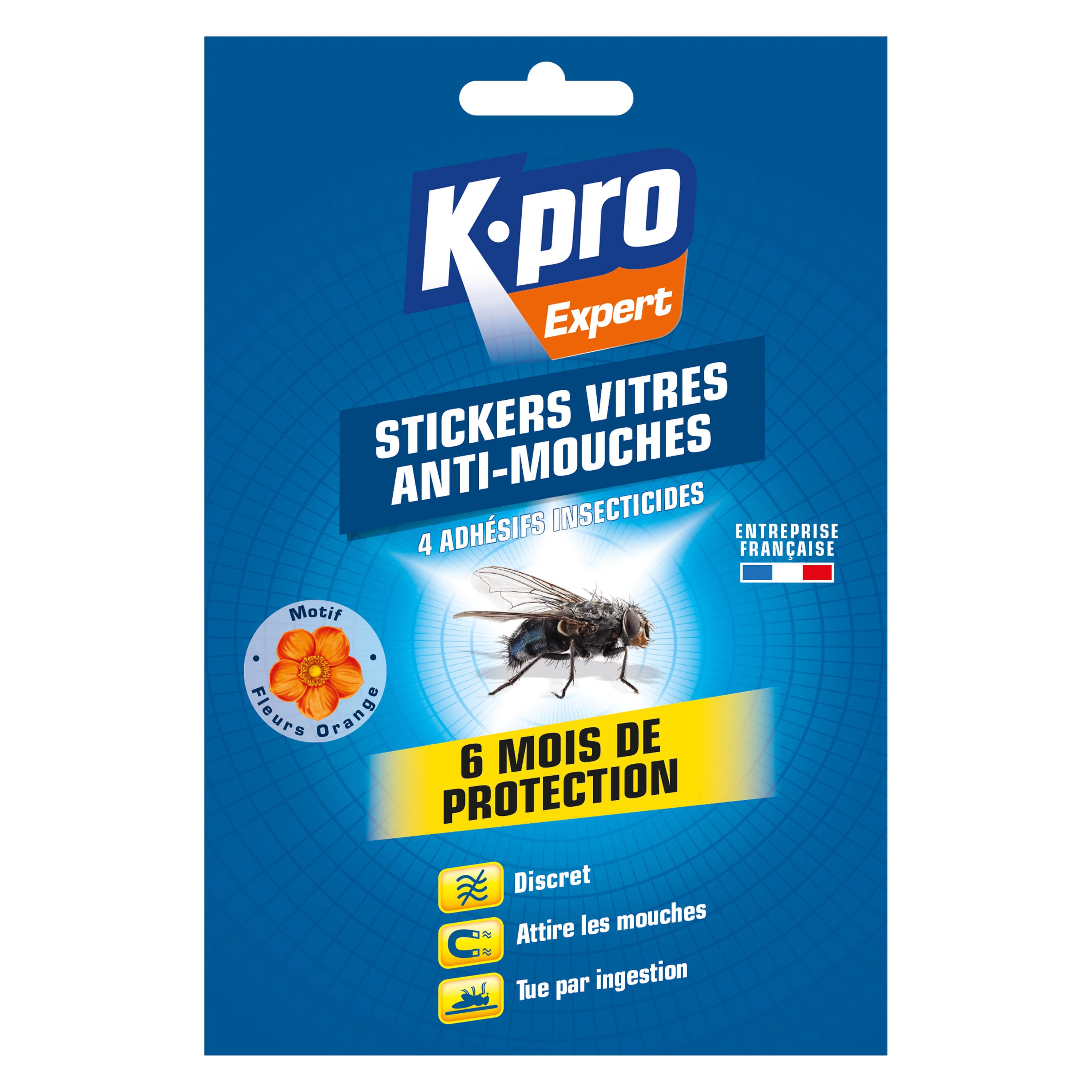 K.PRO - Stickers anti-mouches fleurs
X4