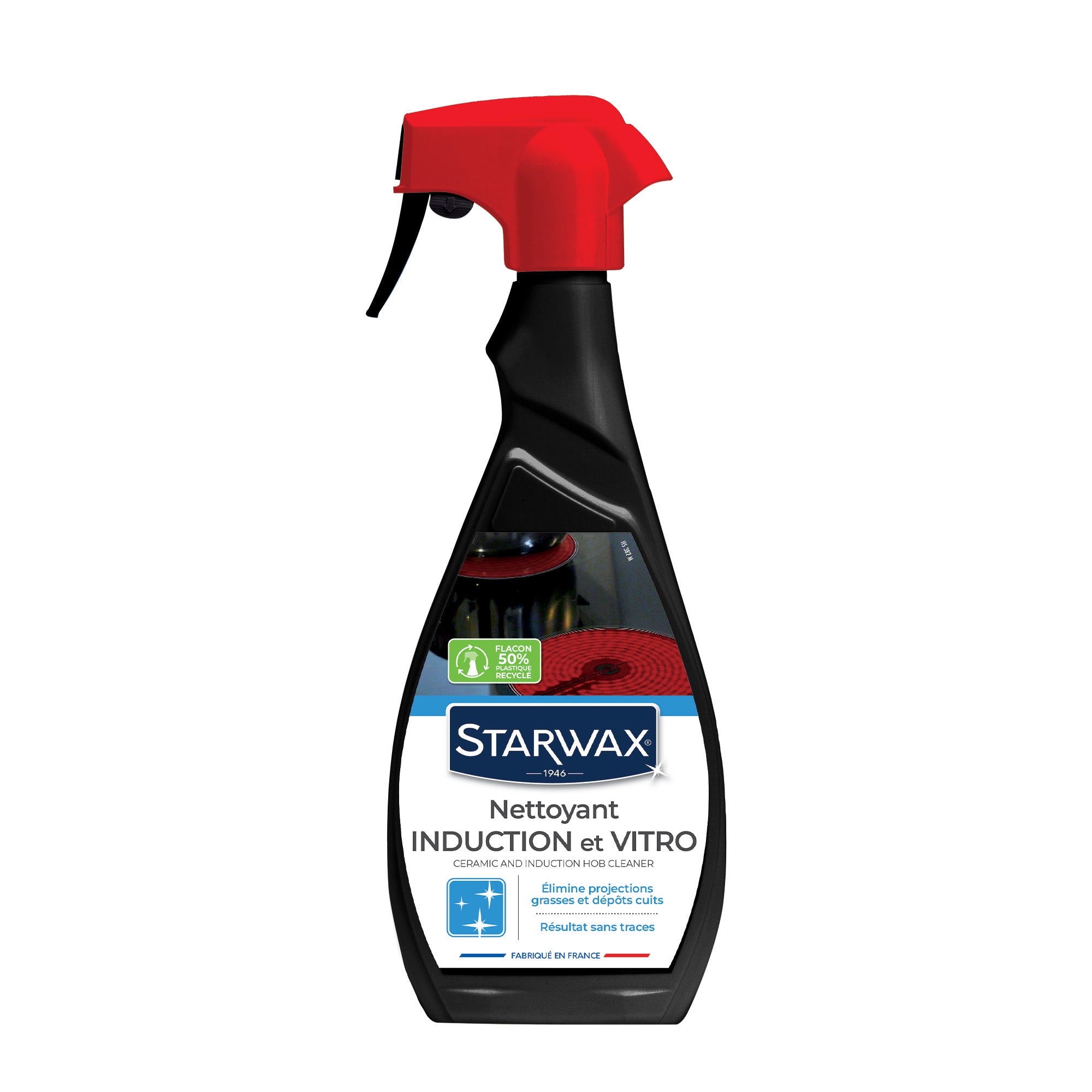 STARWAX - Nettoyant quotidien pour vitrocéramique et induction 500ml