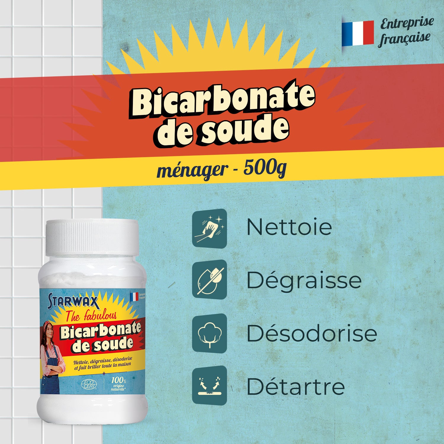 STARWAX FABULOUS - Bicarbonate de soude 500g
