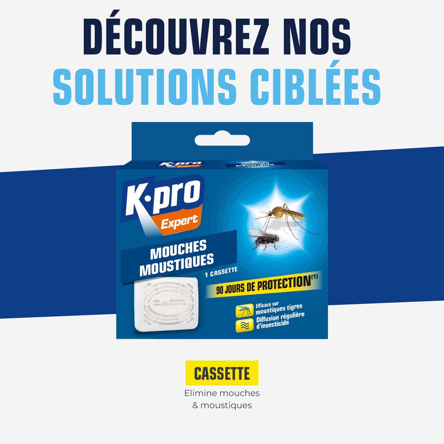K.PRO - Cassette Mouches Moustiques
X1