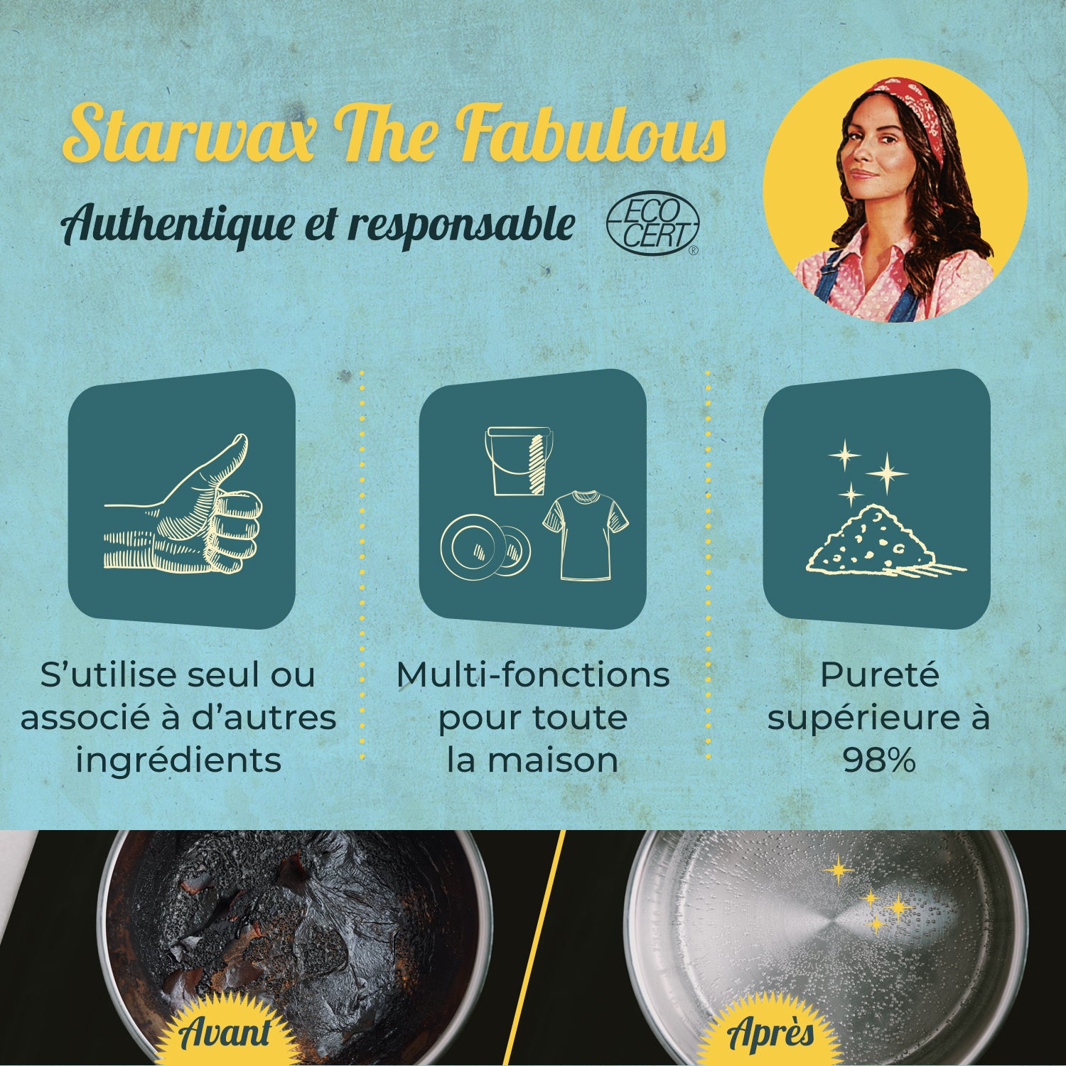 STARWAX FABULOUS - Bicarbonate de soude 500g