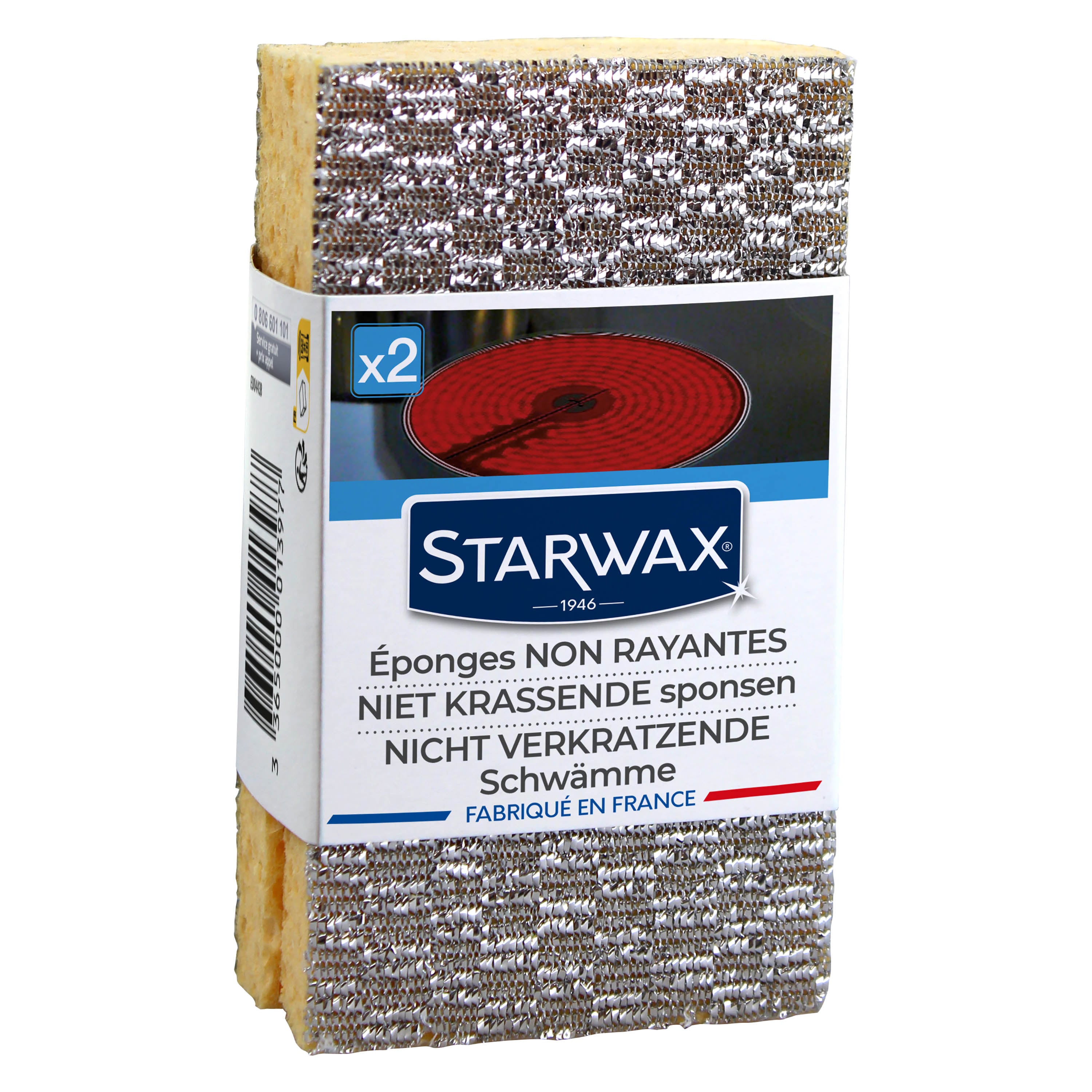 STARWAX - Eponges non rayantes X2