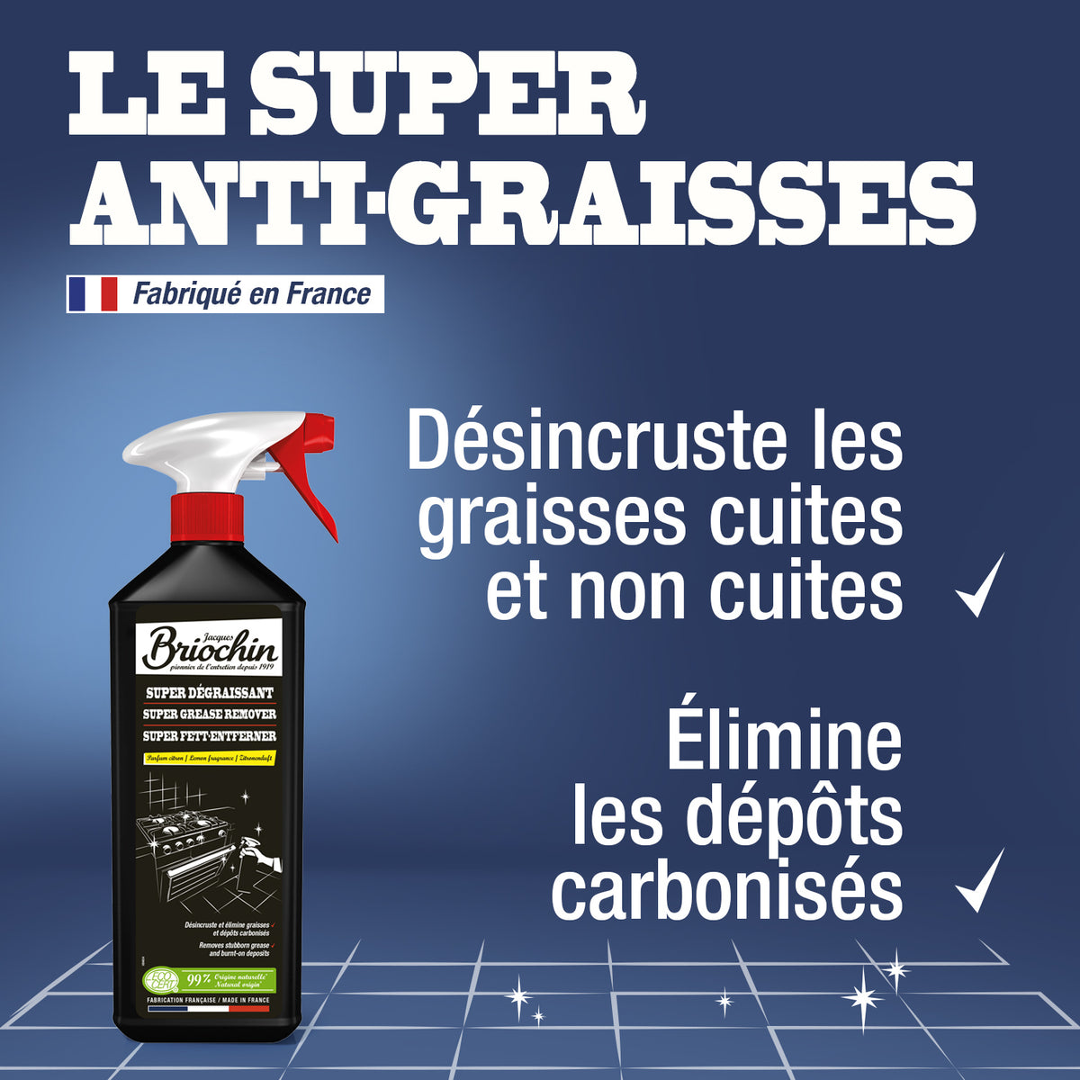 JACQUES BRIOCHIN - Super Décapant Cuisine Ultra efficace 1L 1L