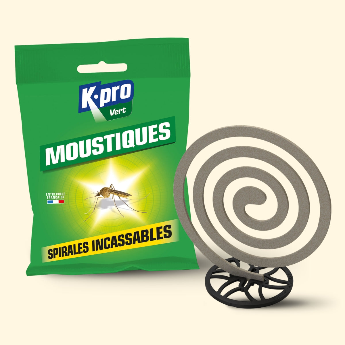 K.PRO - Spirales anti-moustiques incassables X10