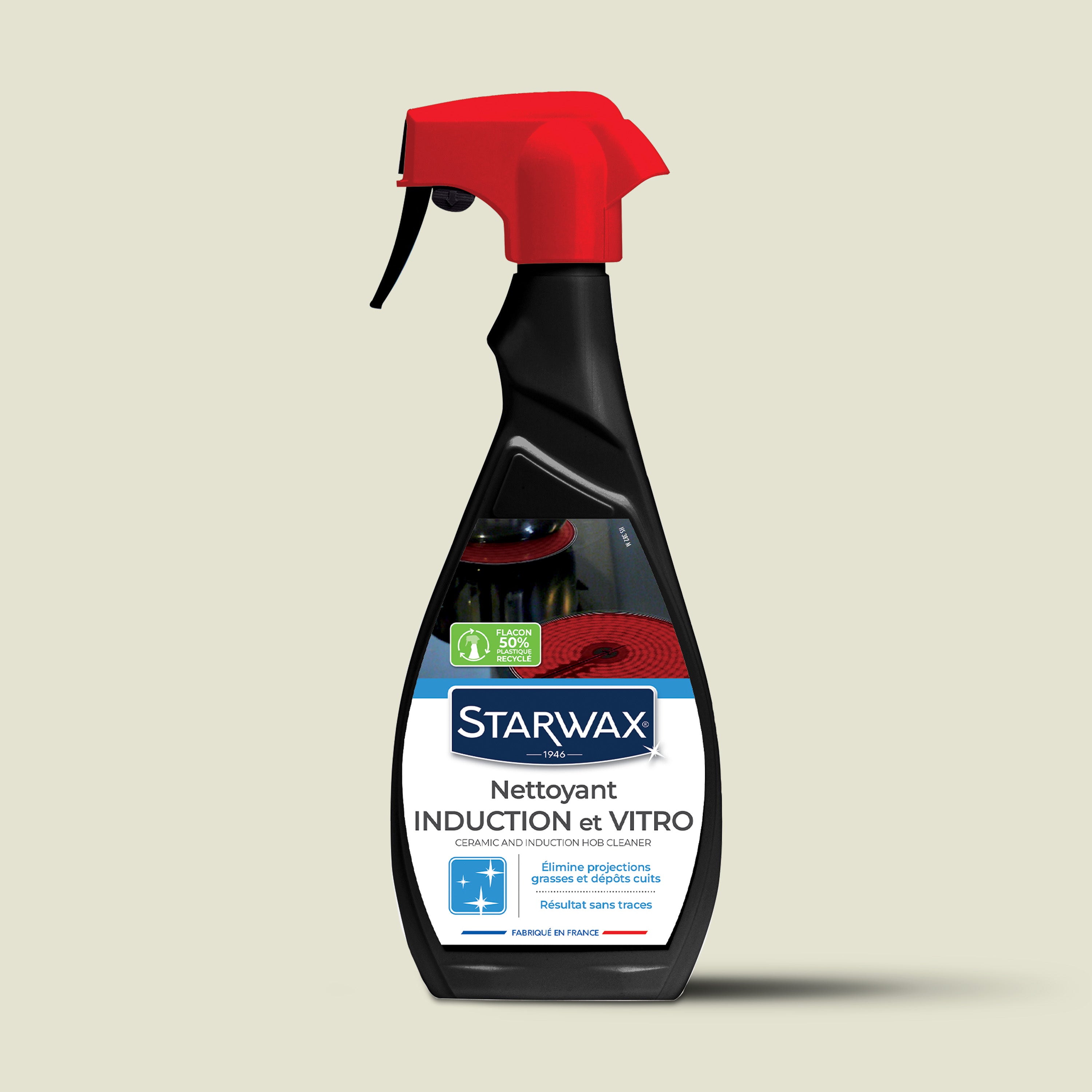 STARWAX - Nettoyant quotidien pour vitrocéramique et induction 500ml