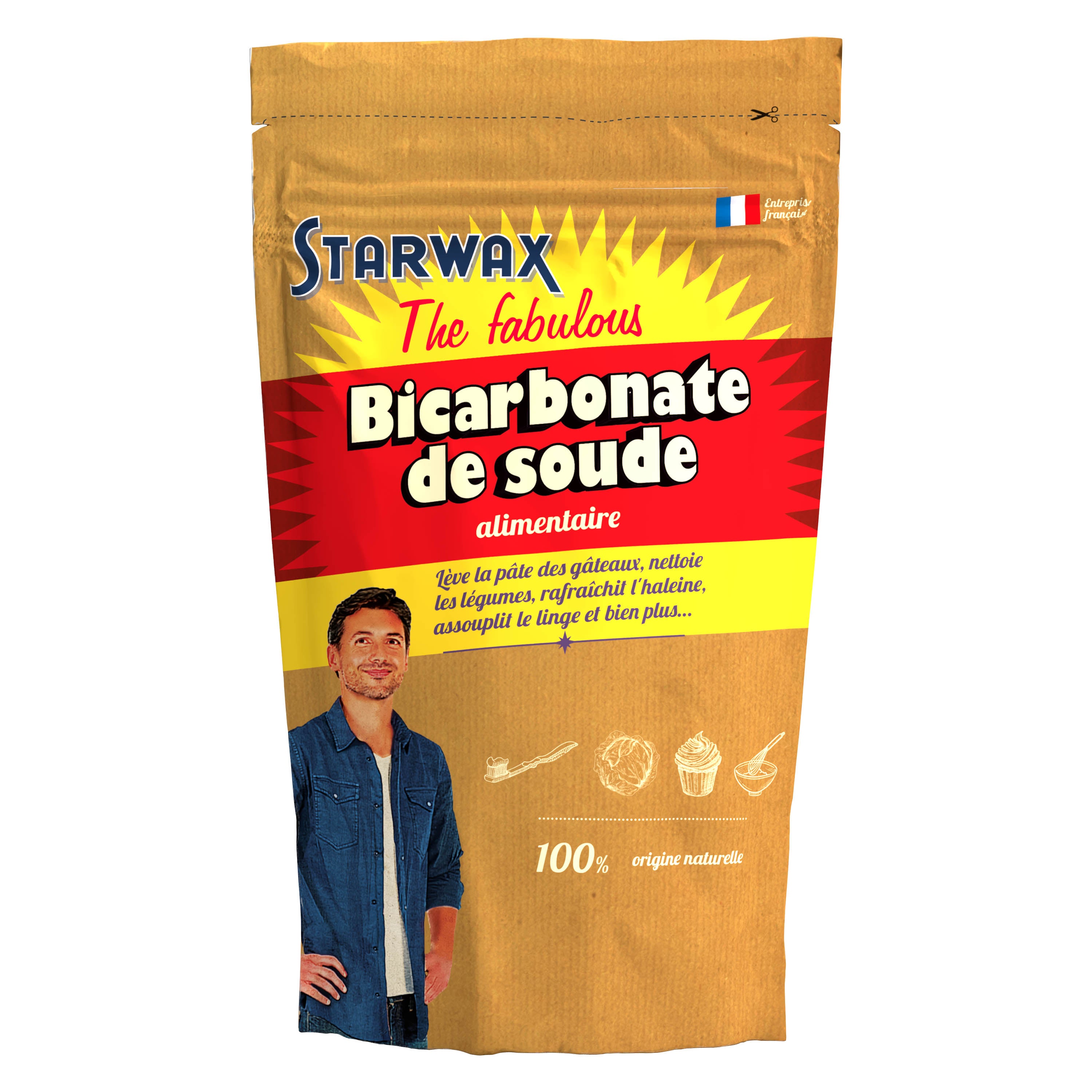 STARWAX FABULOUS - Bicarbonate de soude alimentaire 1kg