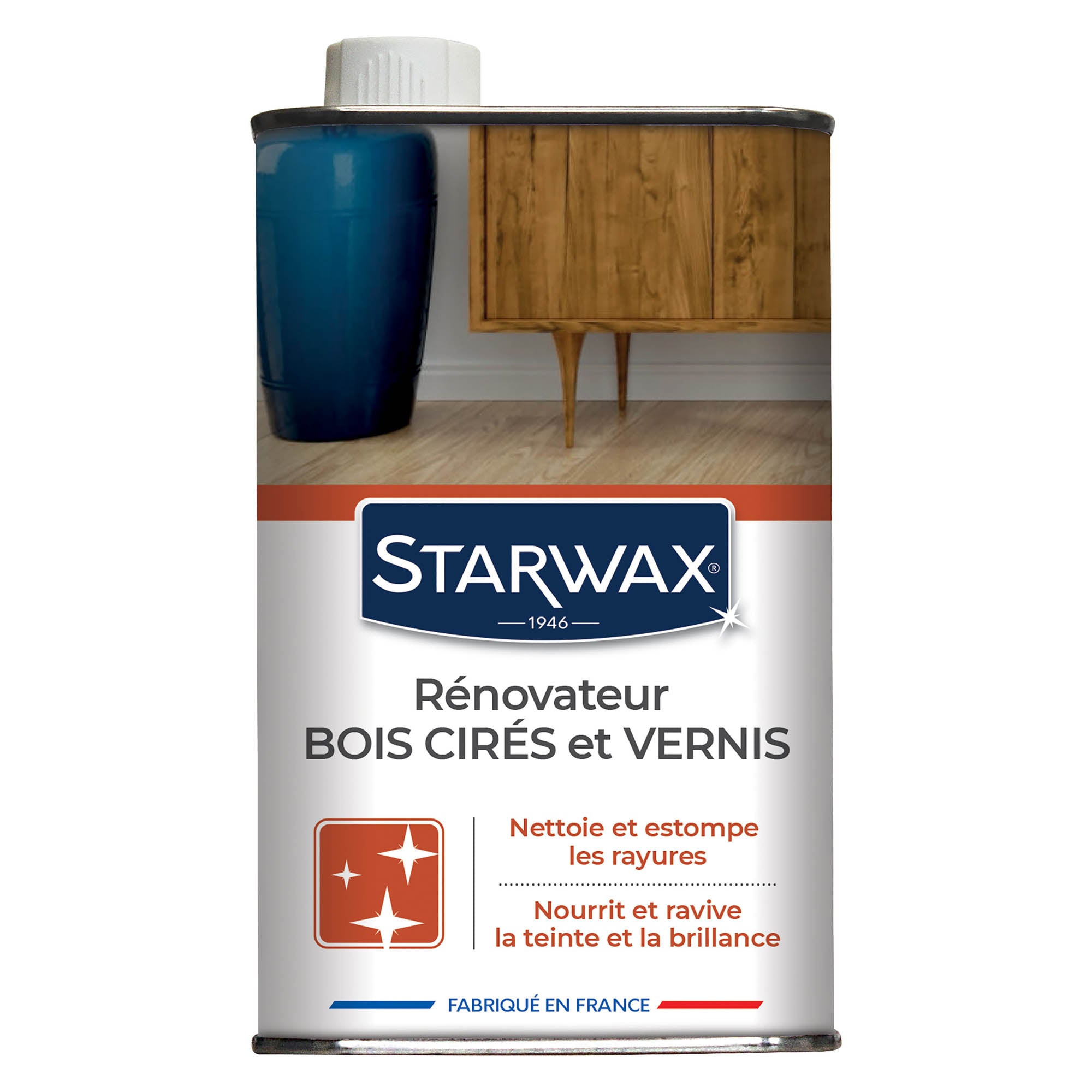 STARWAX - Rénovateur bois cirés et vernis pour mobilier intérieur 500ml