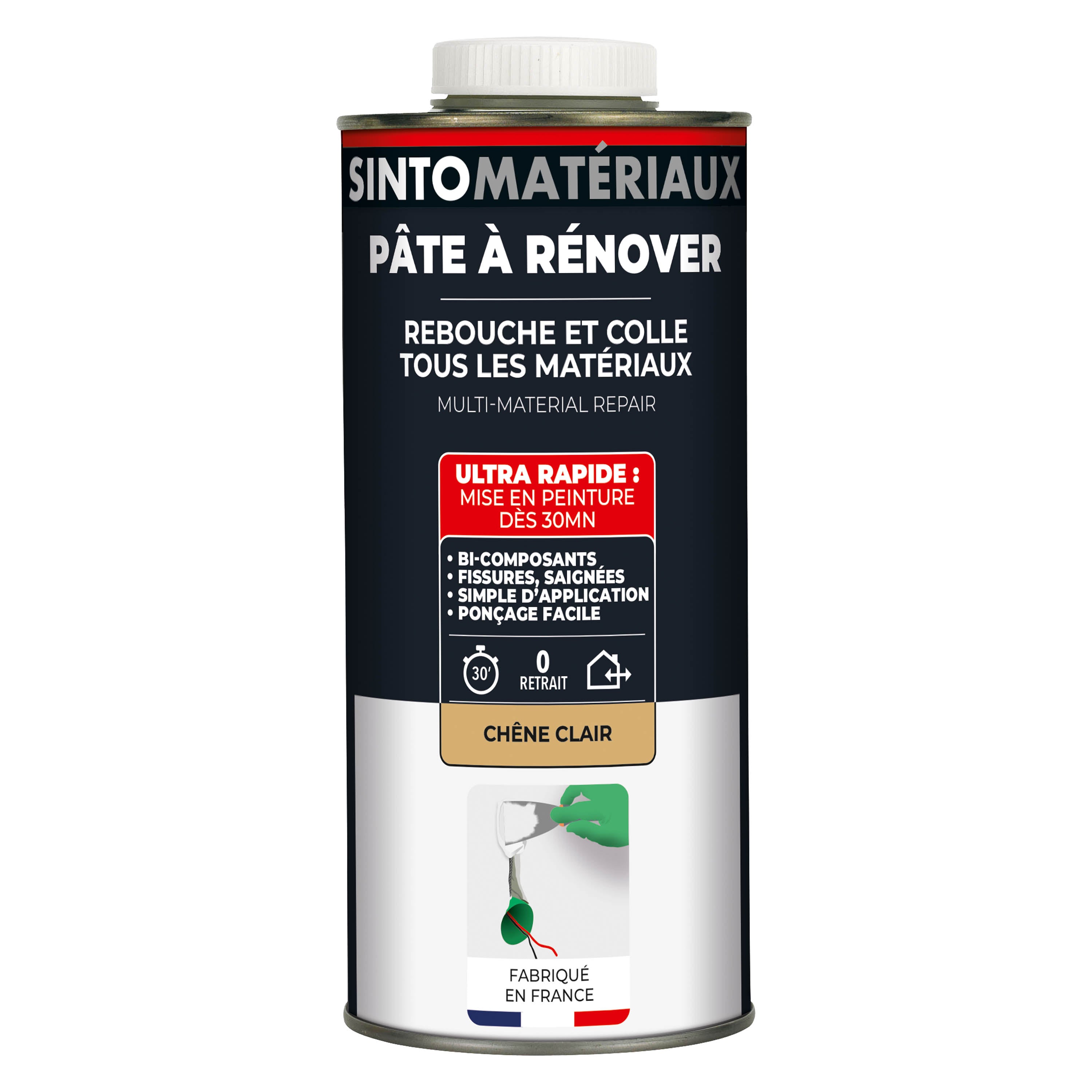 SINTO - Pâte à rénover 408g Blanc