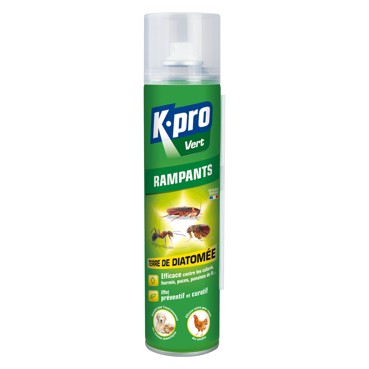 K.PRO - Aérosol Terre de diatomée
400ml
