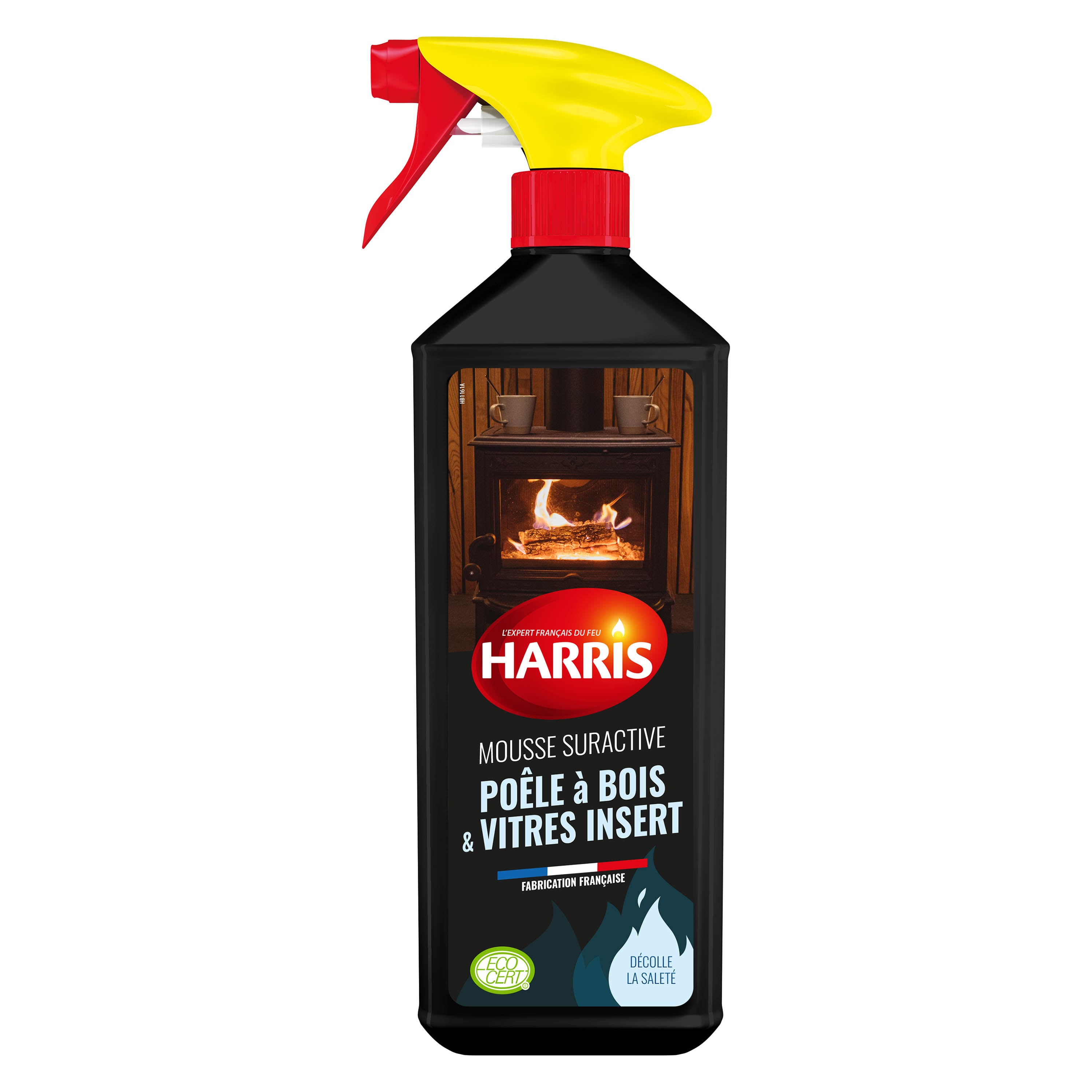HARRIS - Mousse nettoyante vitre et insert 750ml