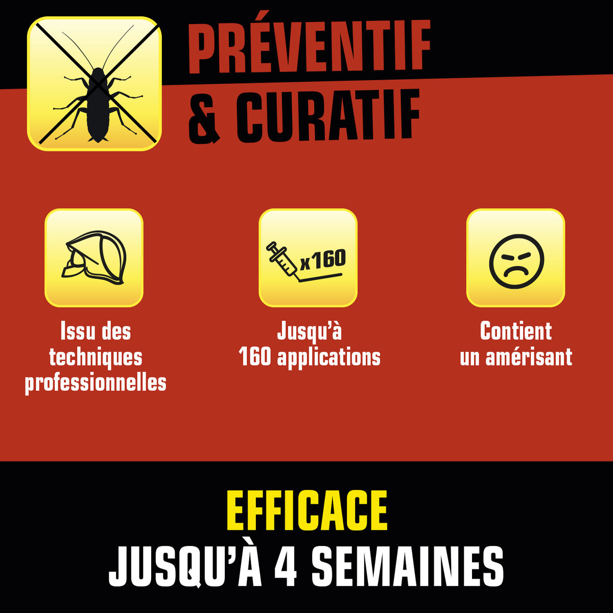 K.PRO - Seringue cafards et blattes 10g