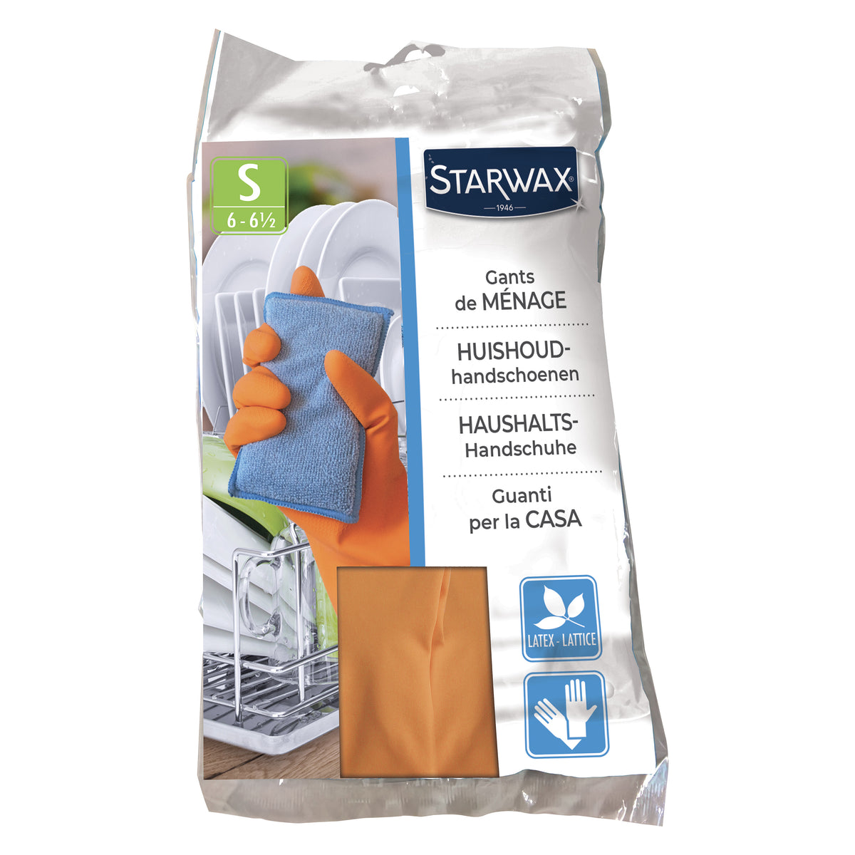 STARWAX - Gants DE MENAGE X1 S
