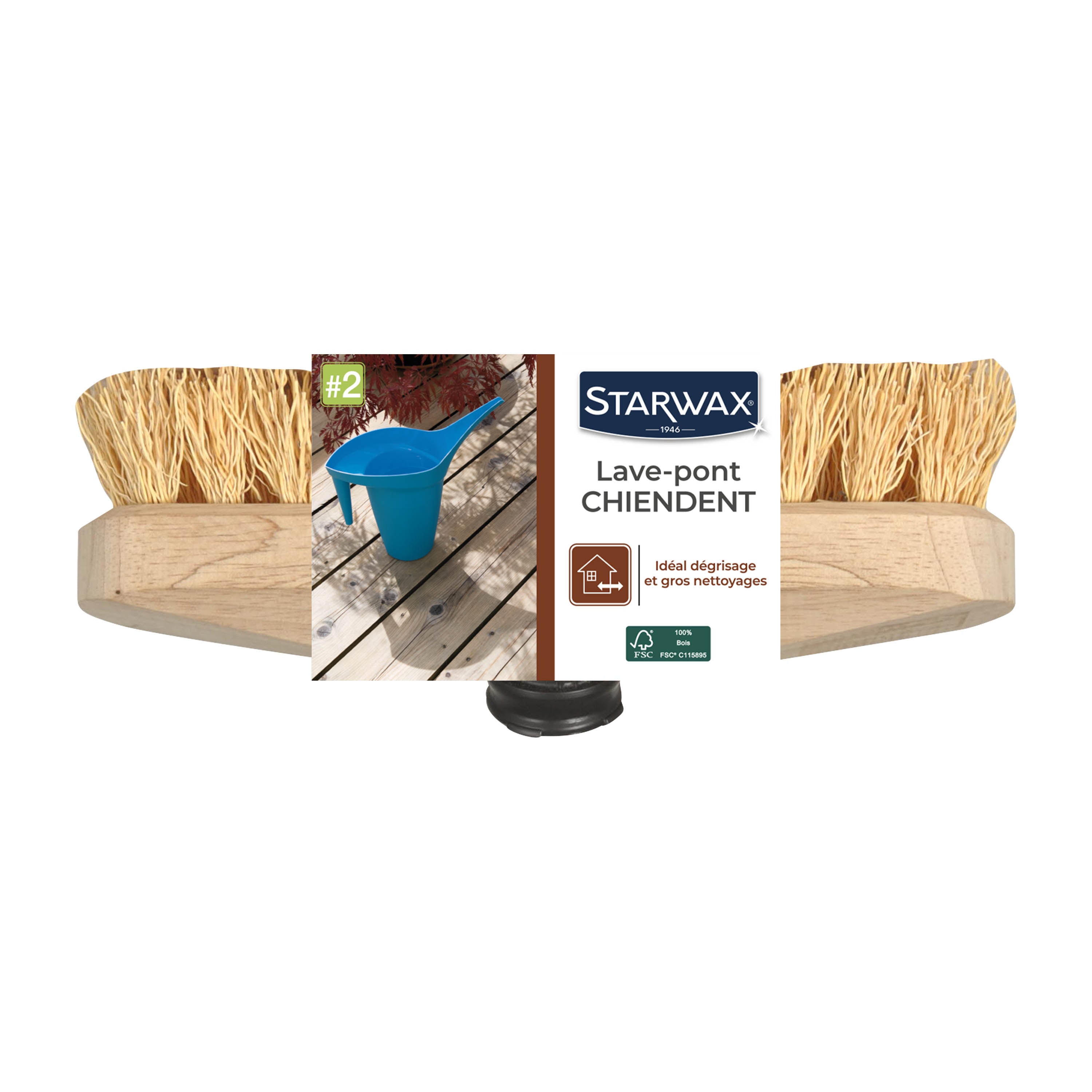 STARWAX - Lave pont chiendent pour terrasses et sols carrelés FSC® X1