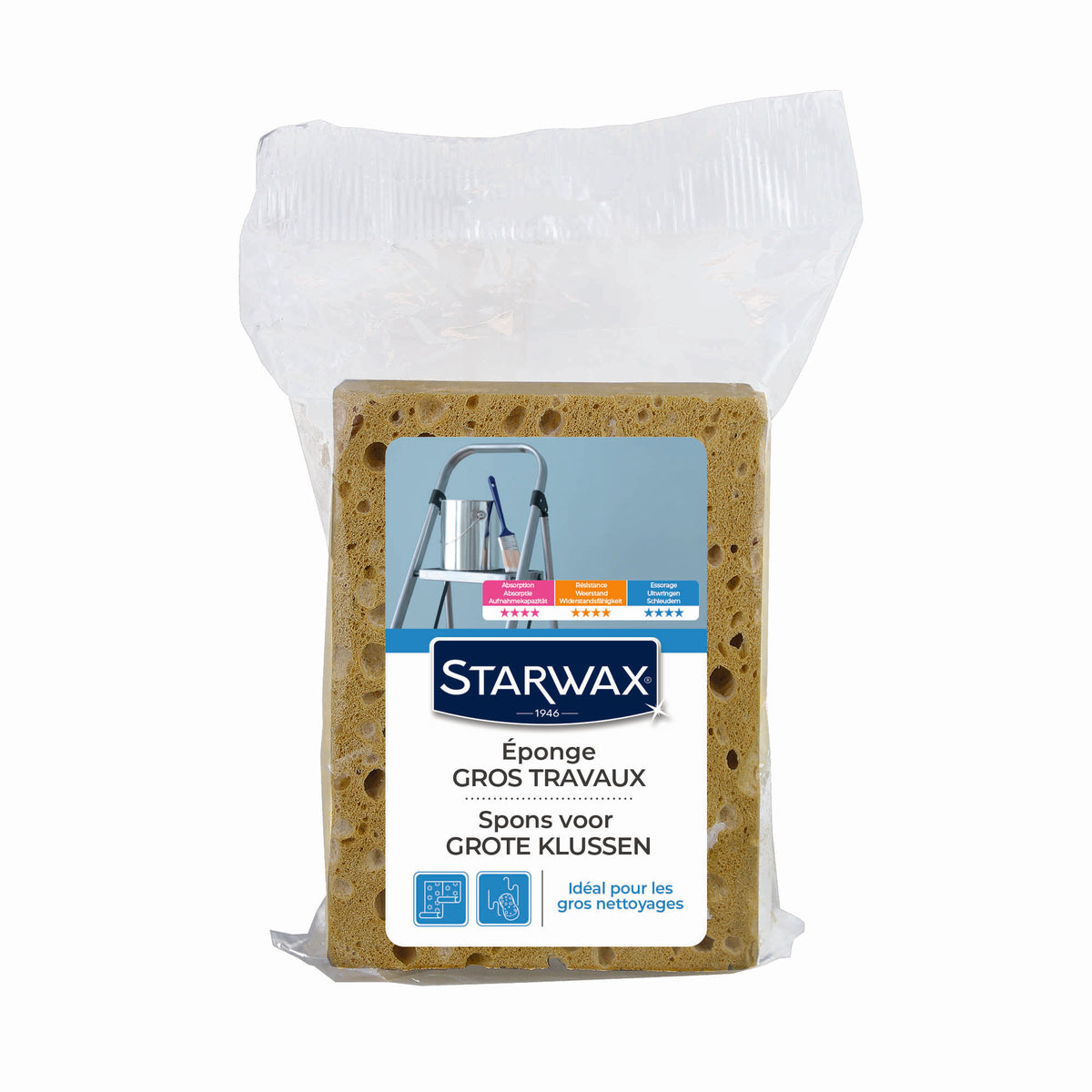 STARWAX - Eponge gros travaux X1