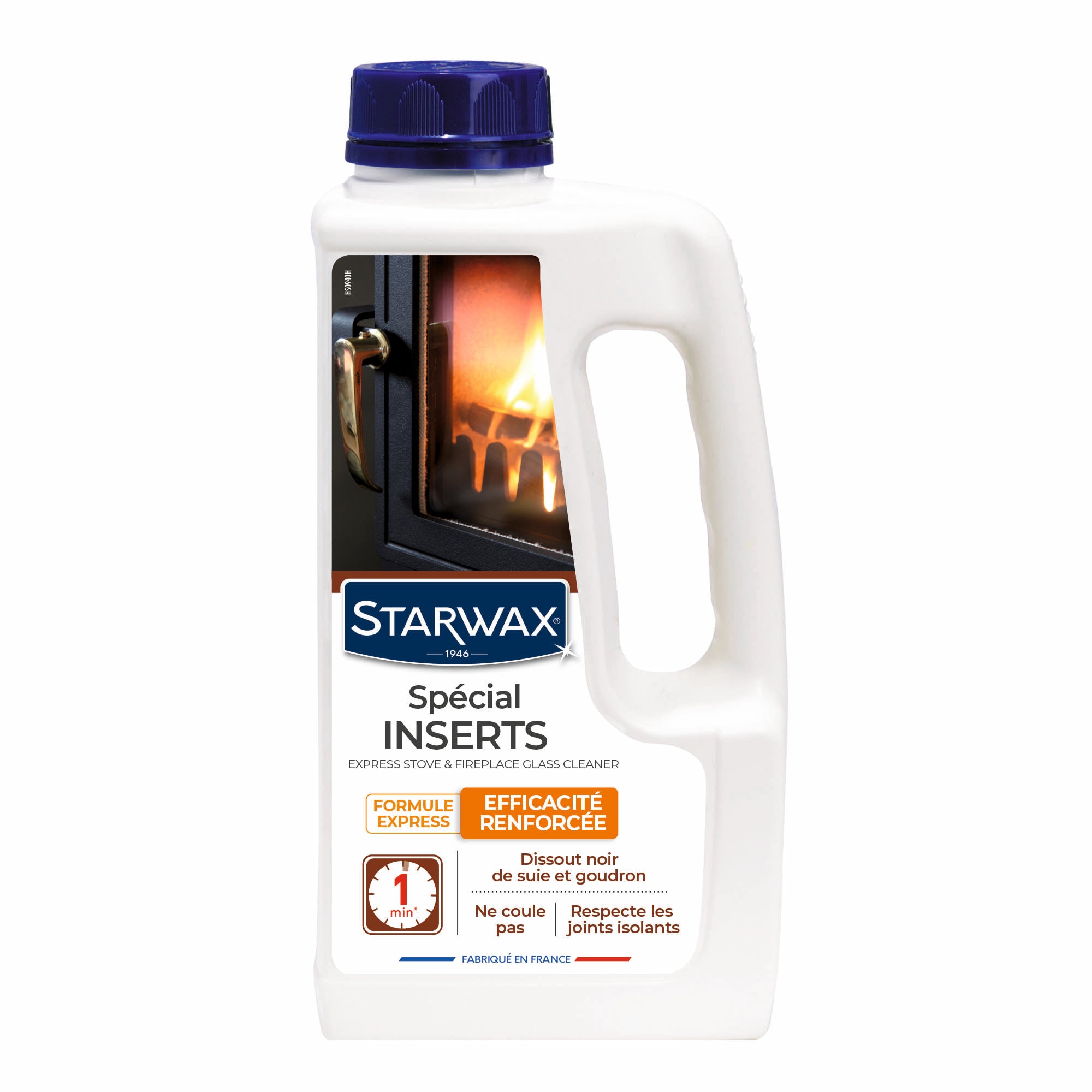 STARWAX - Nettoyant express inserts pour poêle & cheminée
500ml