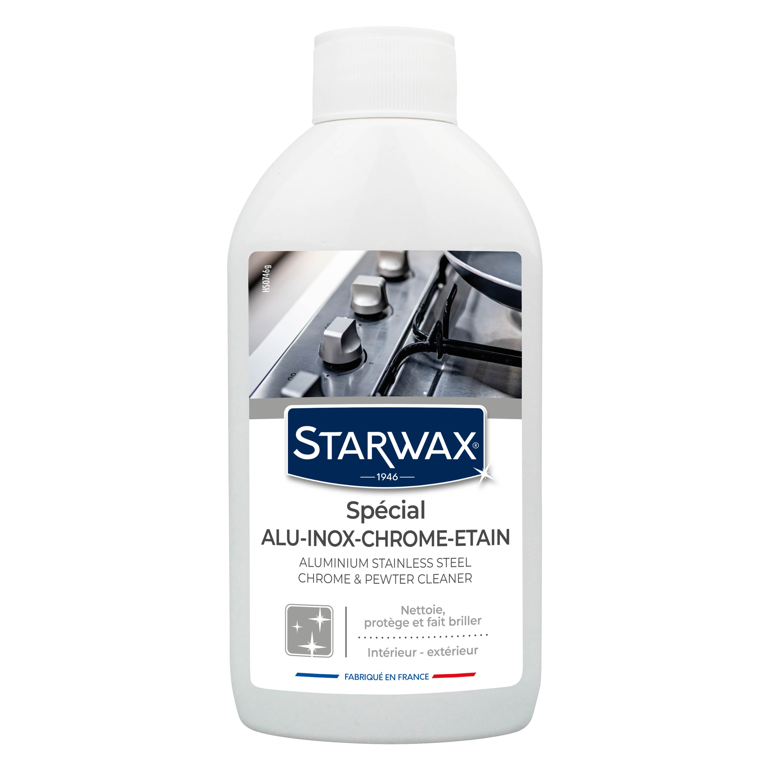 STARWAX - Nettoyant Alu Inox Chrome & Etain 250ml