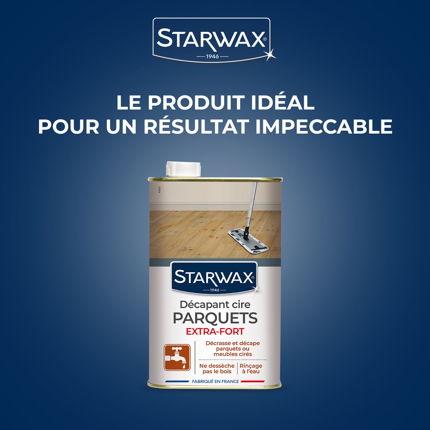 STARWAX - Décapant cire pour parquets cirés 1L