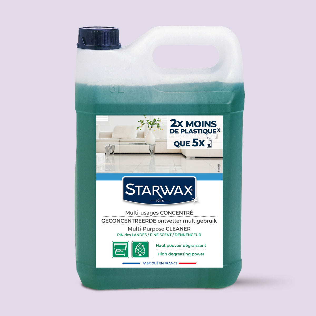 STARWAX - Nettoyant multi-usages concentré parfum pin des landes 1L Parfum pin des landes (parfum de synthèse)