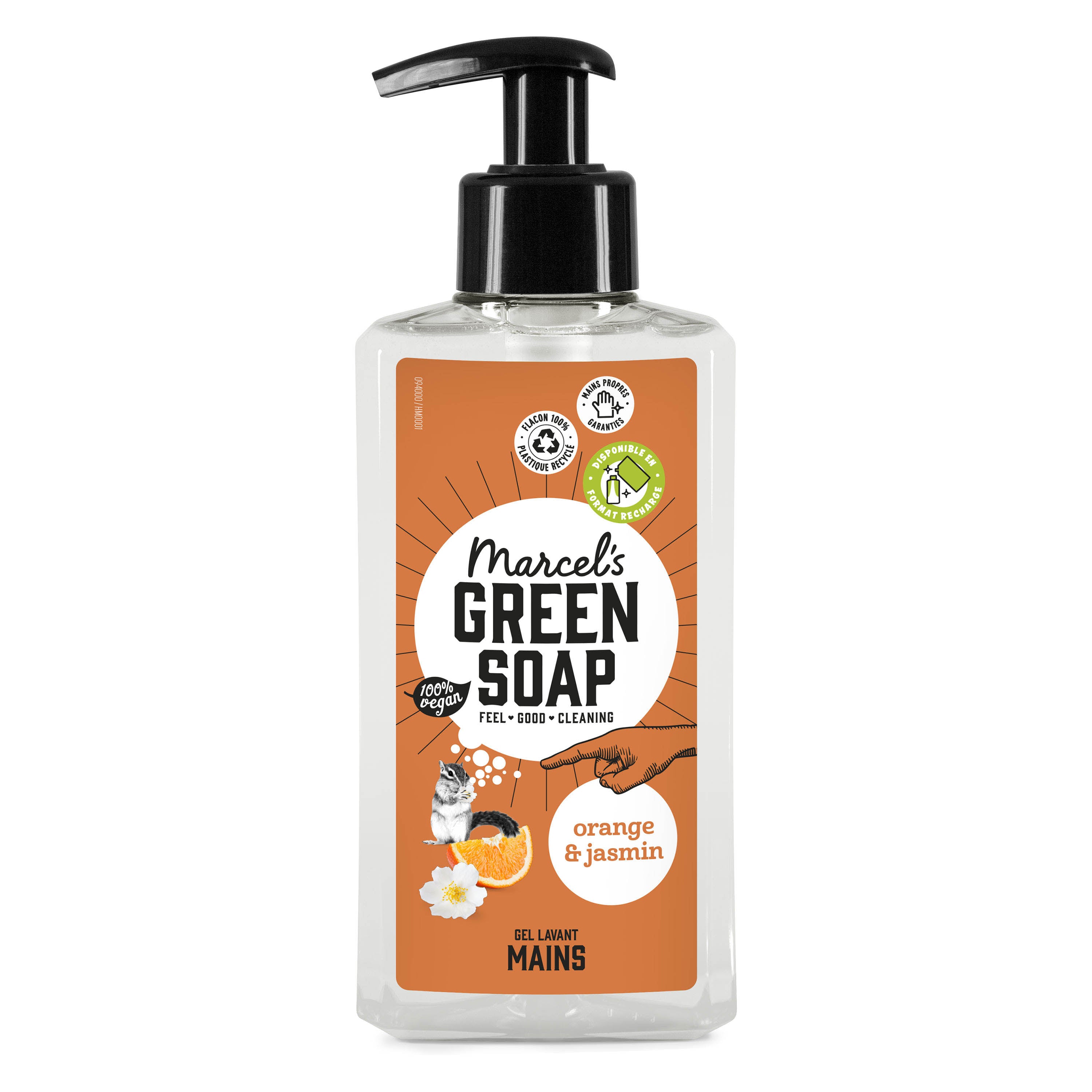 MARCEL'S GREEN SOAP - Le Gel Lavant Mains Orange & Jasmin 250ml Orange & Jasmin