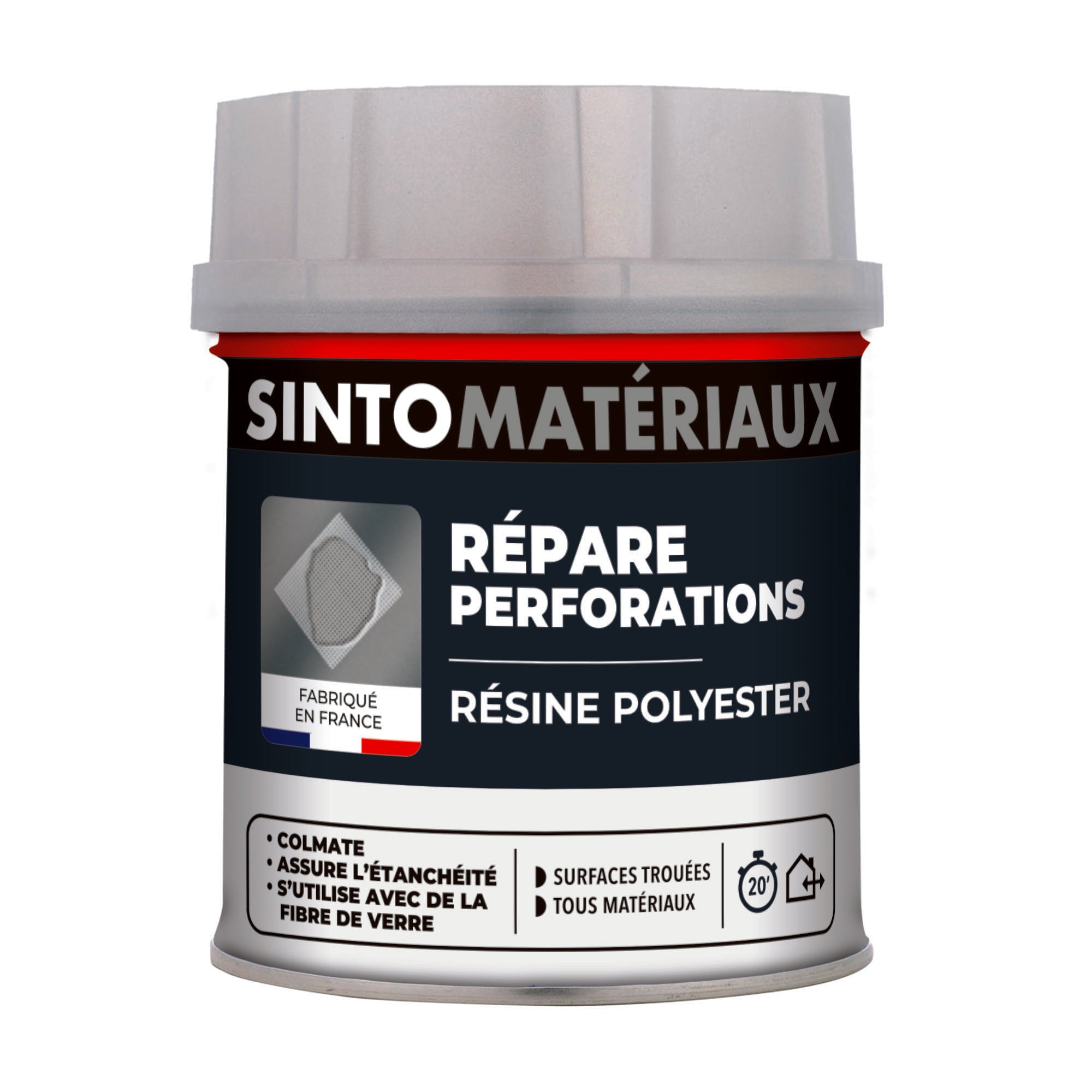 SINTO - Répare métaux, plastiques, composites 1kg