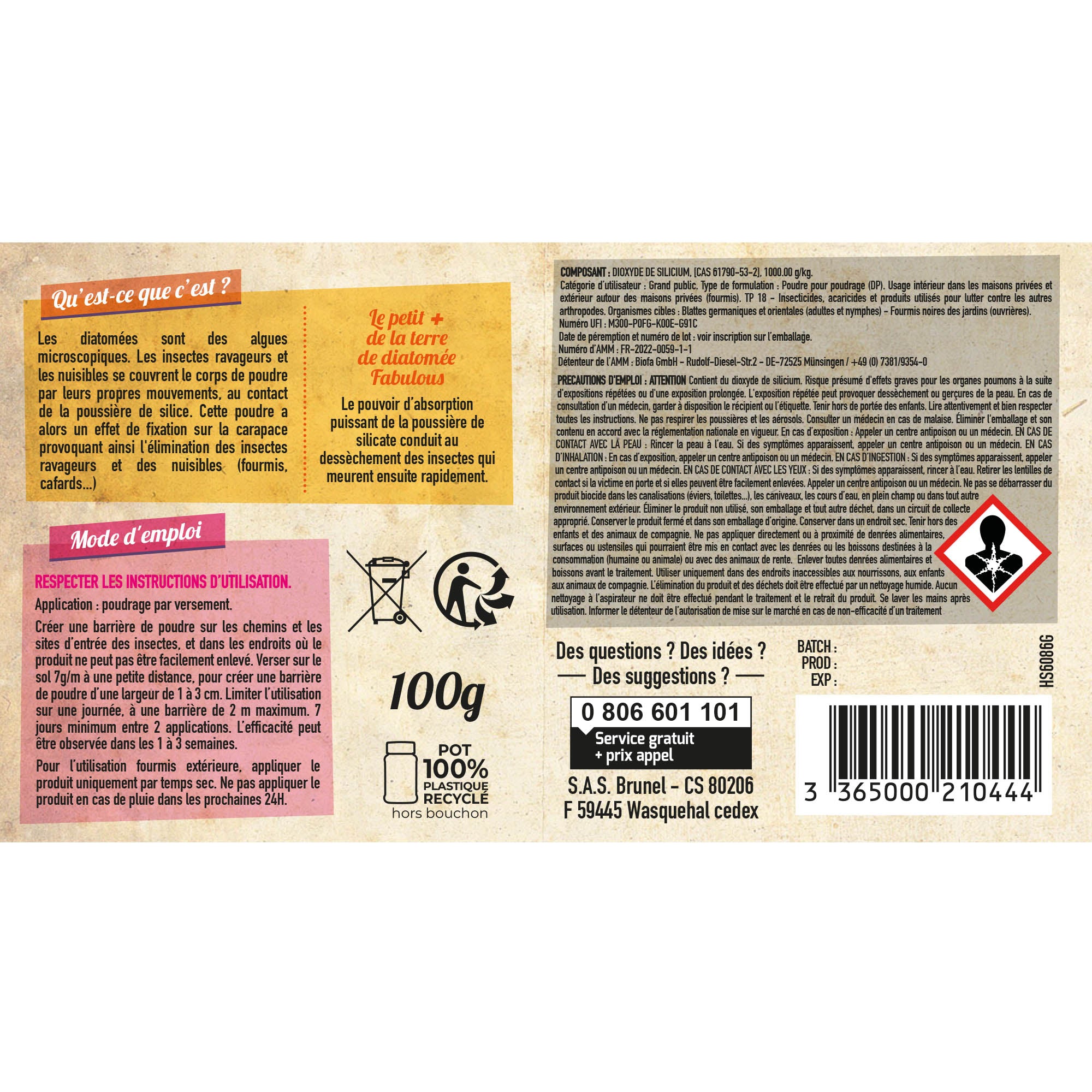 STARWAX FABULOUS - Terre de Diatomée 100g