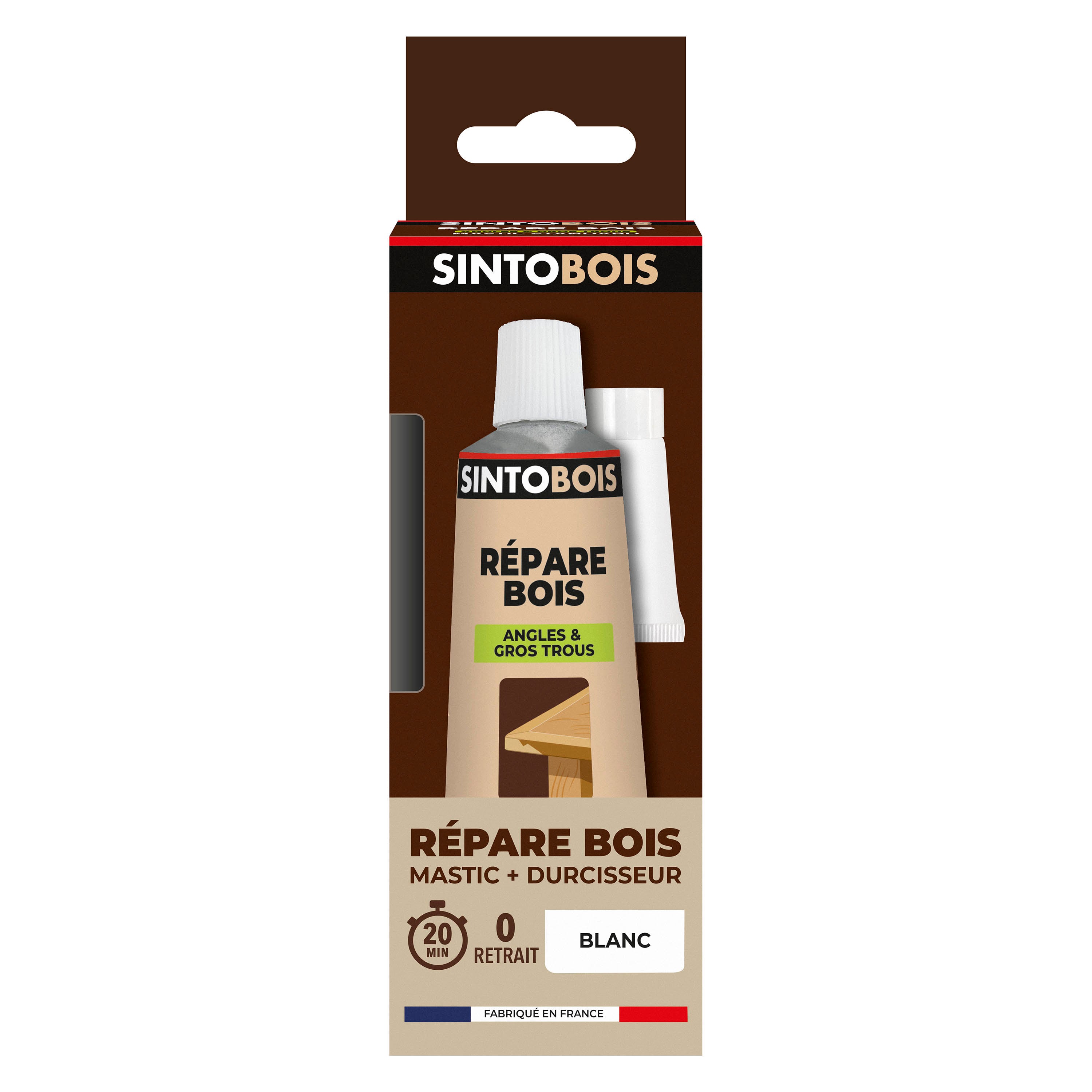 SINTO - Reconstitue angles et gros trous 500ml Chêne