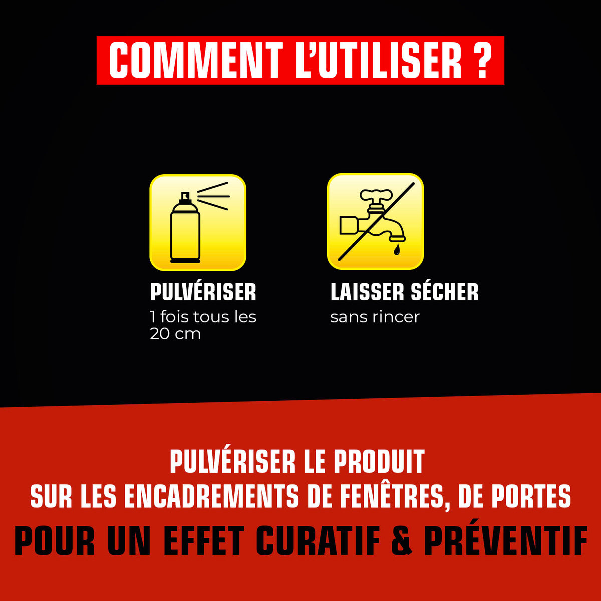 K.PRO - Aérosol foudroyant araignées
400ml