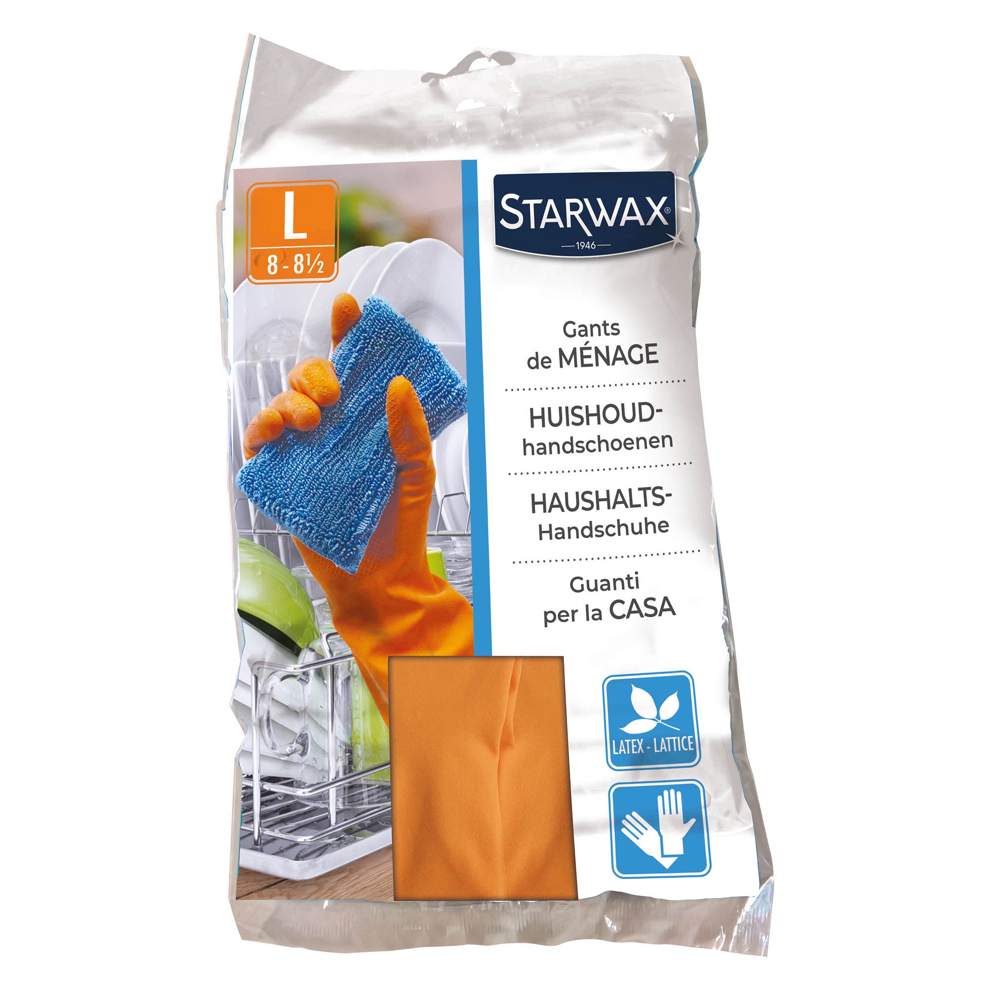 STARWAX - Gants DE MENAGE X1 S
