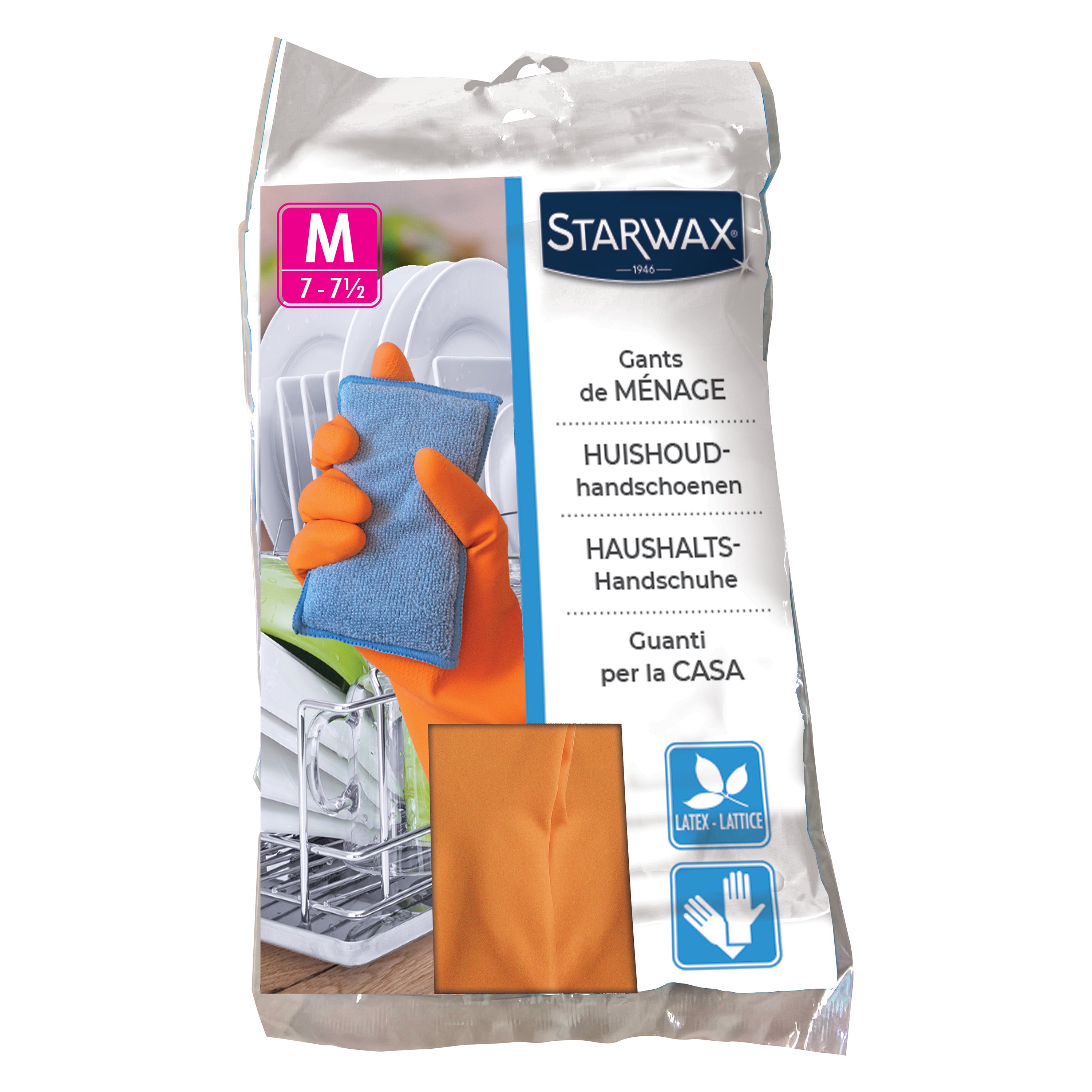 STARWAX - Gants DE MENAGE X1 S
