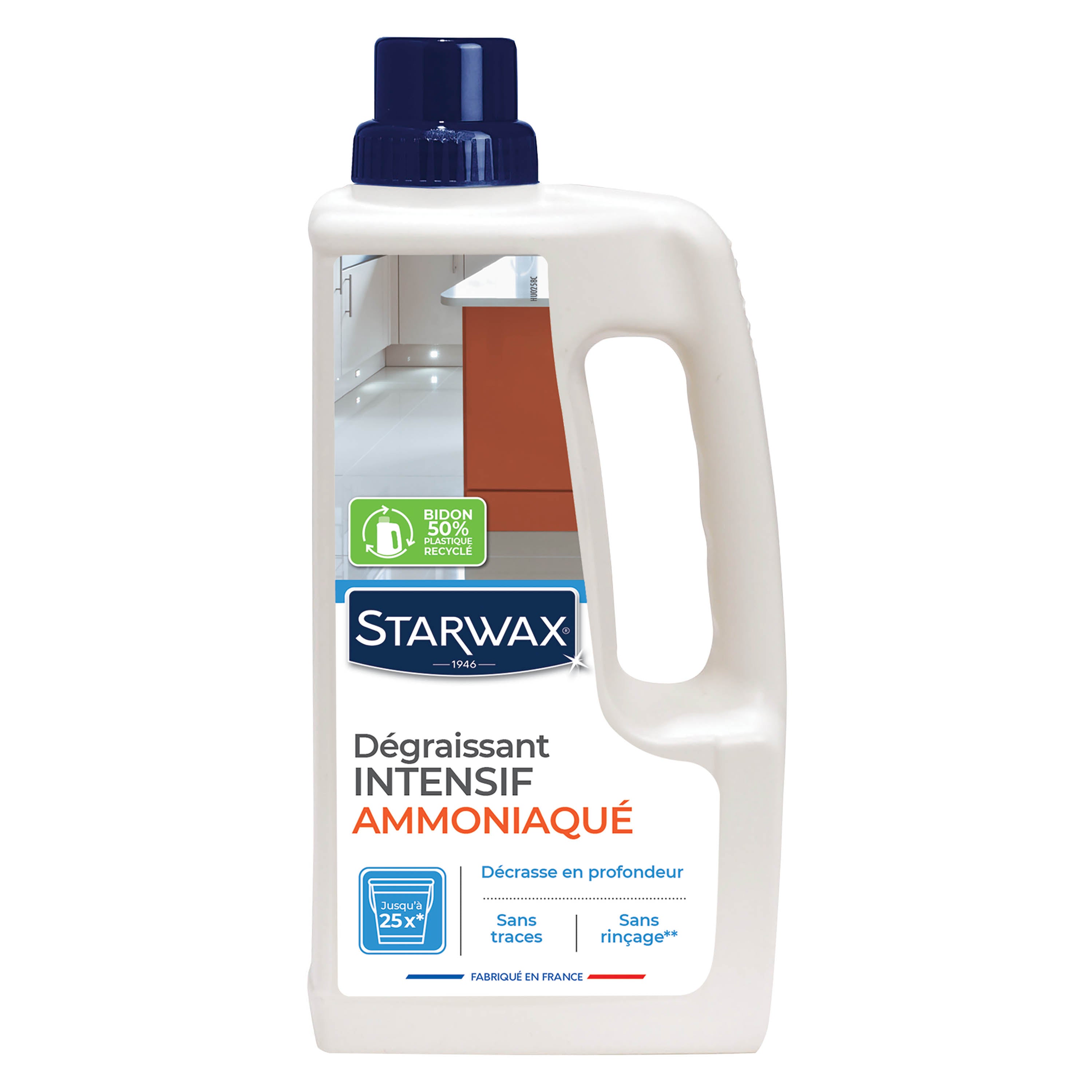 STARWAX - Dégraissant intensif ammoniaqué multi-usages 1L