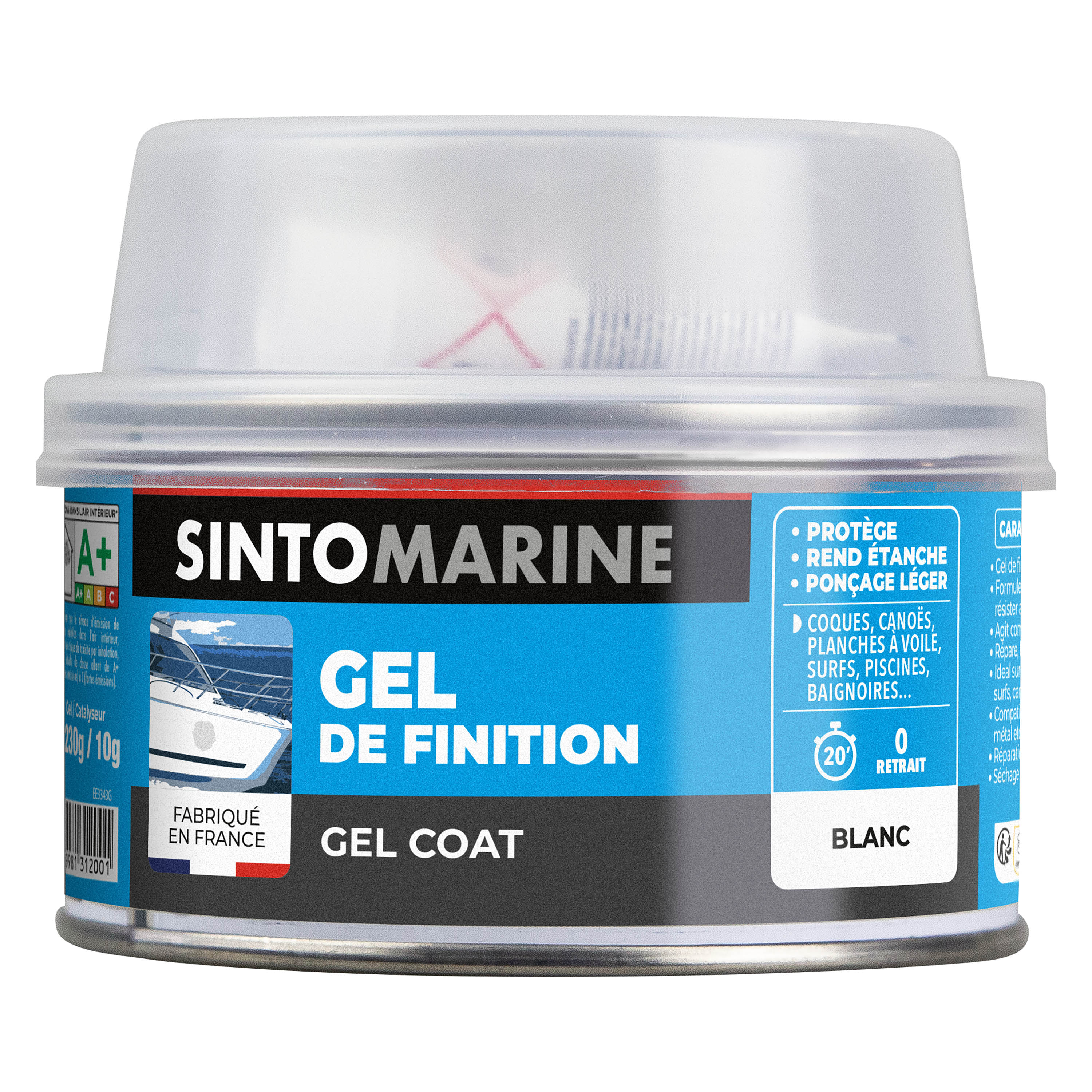 SINTO - Gel coat 230g Blanc