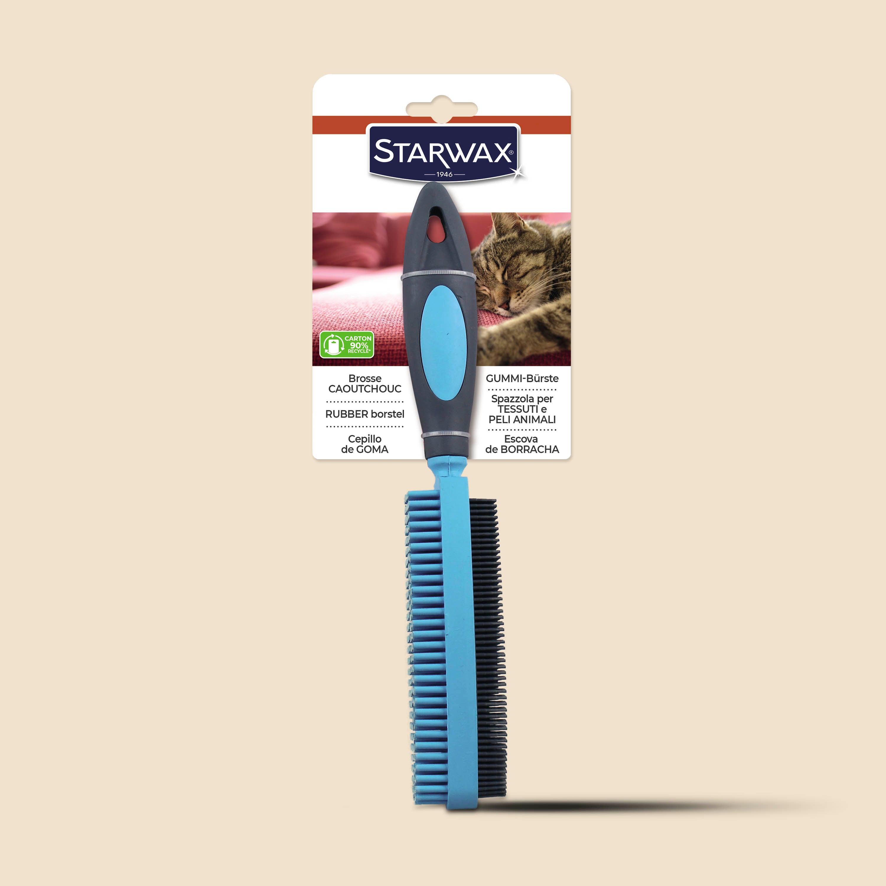 STARWAX - Brosse caoutchouc pour textile
X1