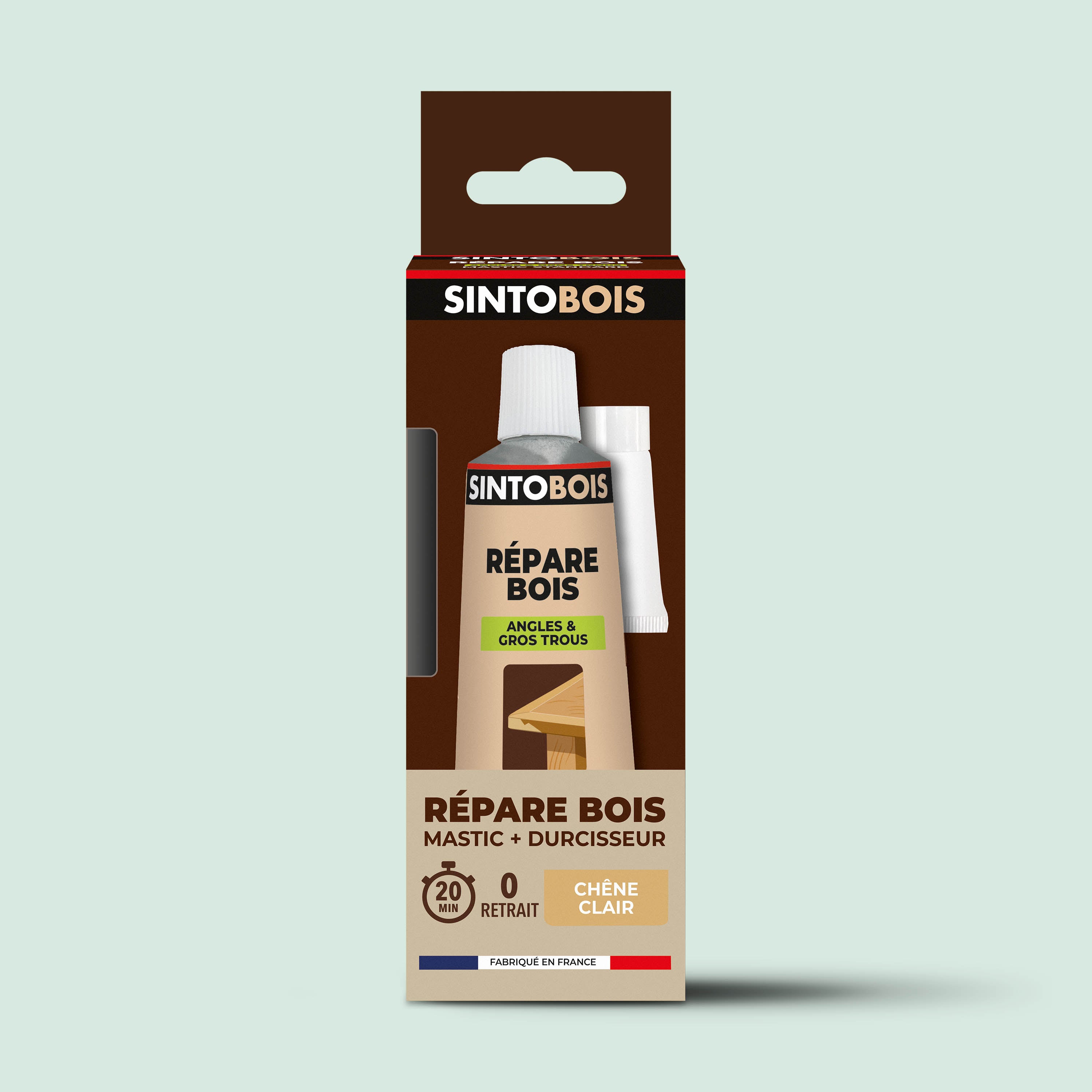 SINTO - Reconstitue angles et gros trous 500ml Chêne