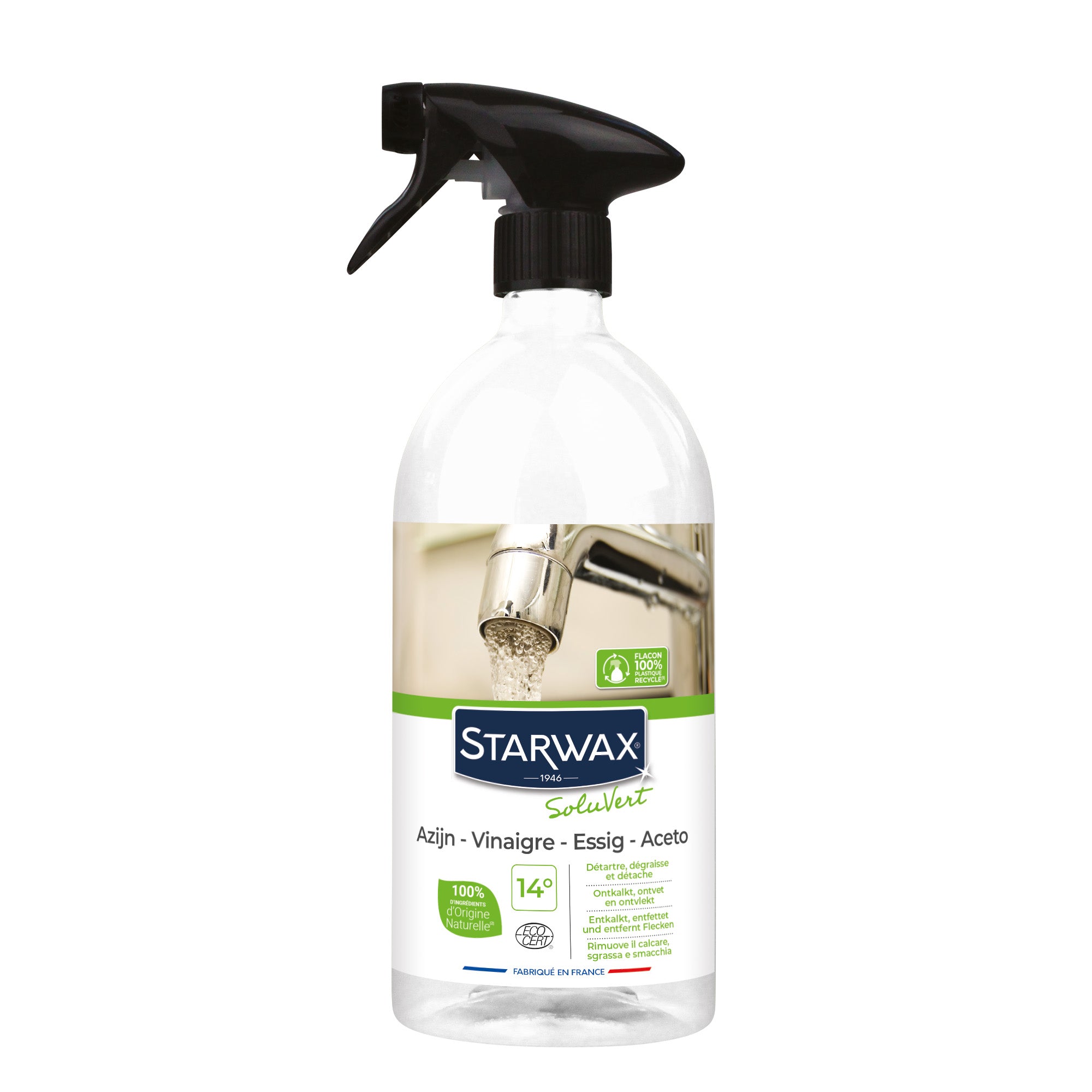 STARWAX SOLUVERT - Vinaigre 14° 1L