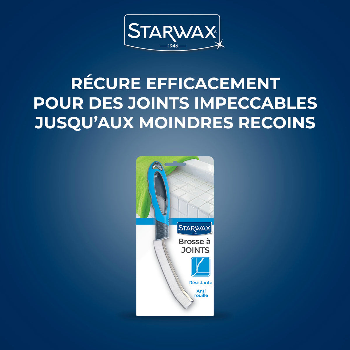 STARWAX - Brosse à joints ergonomie X1
