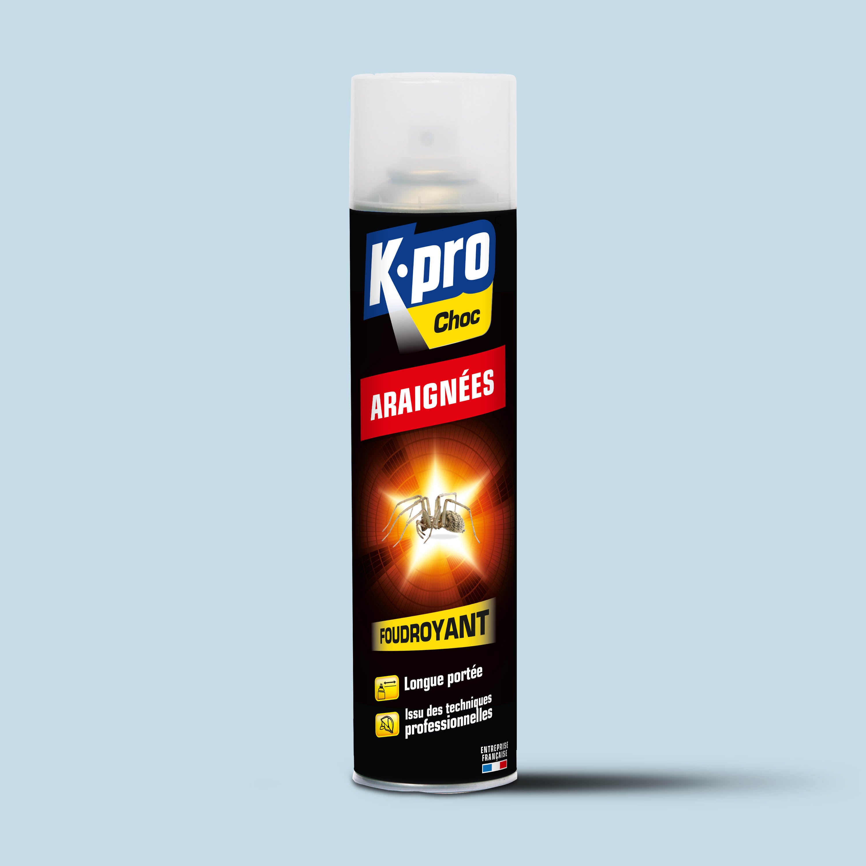 K.PRO - Aérosol foudroyant araignées
400ml