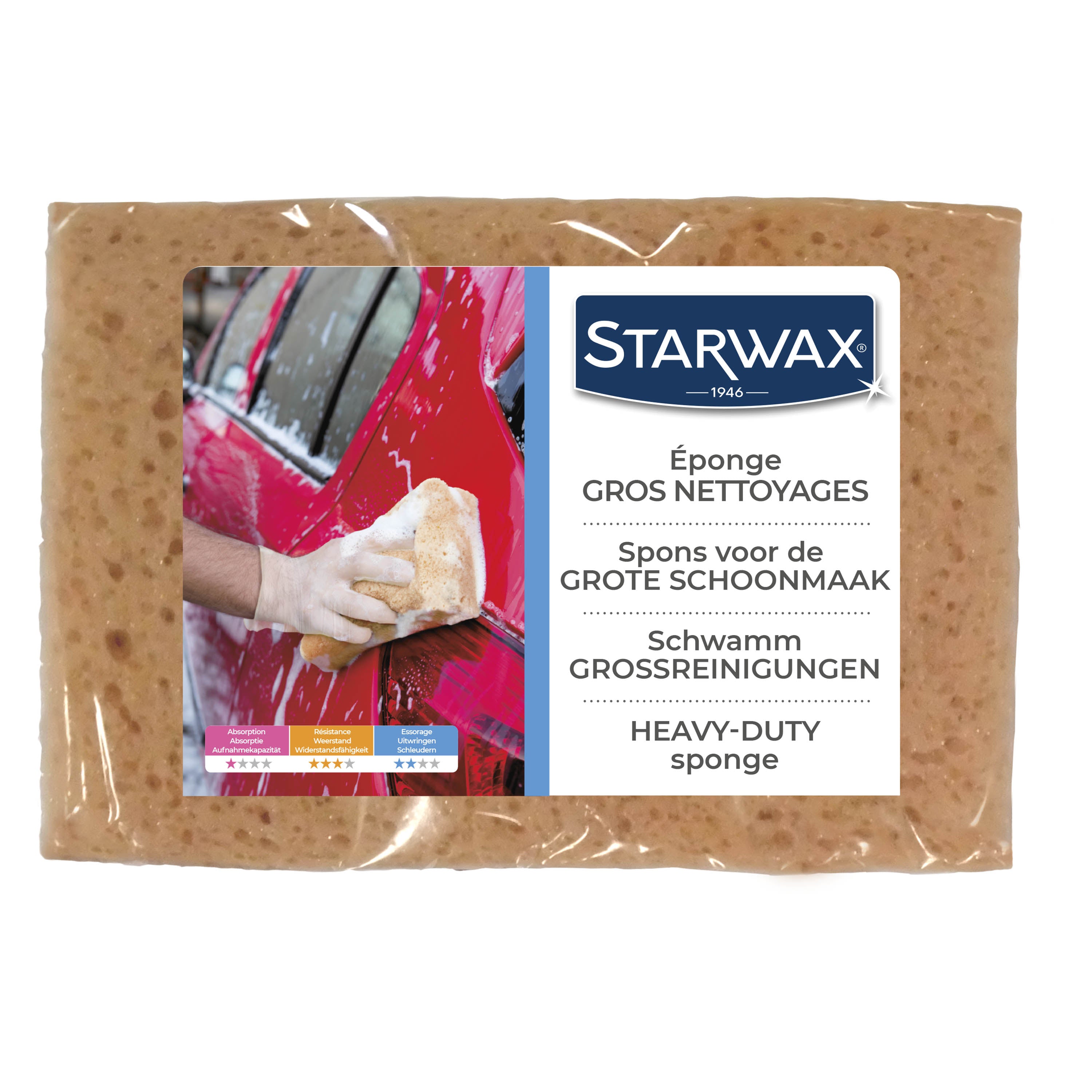 STARWAX - Eponge gros nettoyages X1