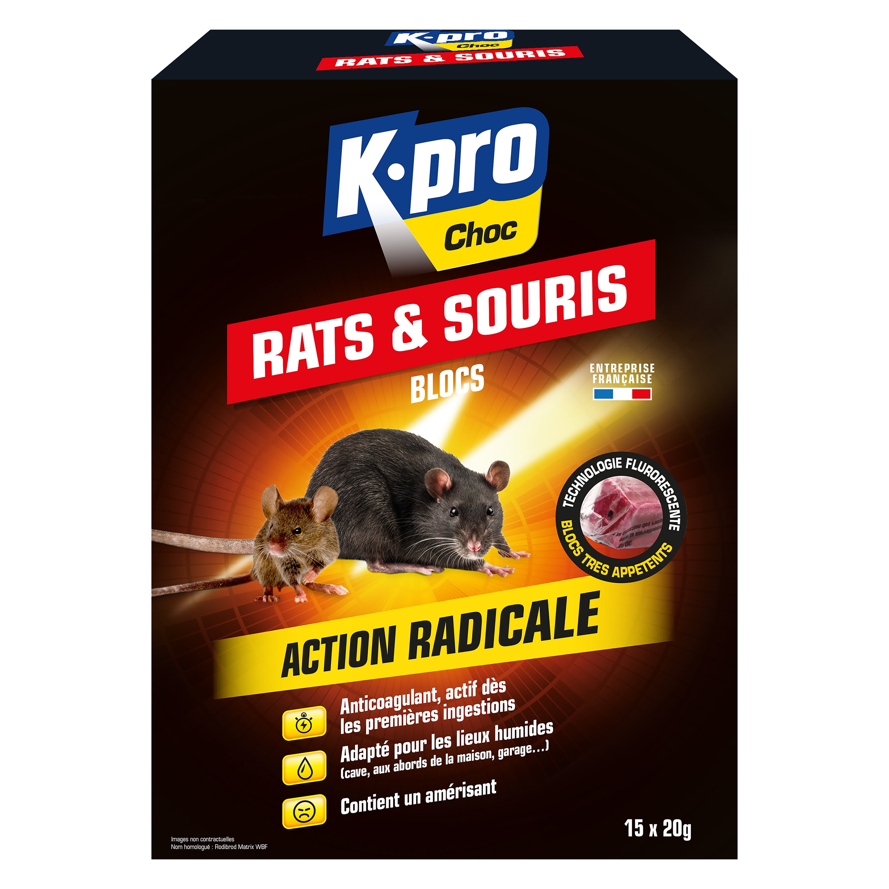 K.PRO - Blocs rats et souris 300g