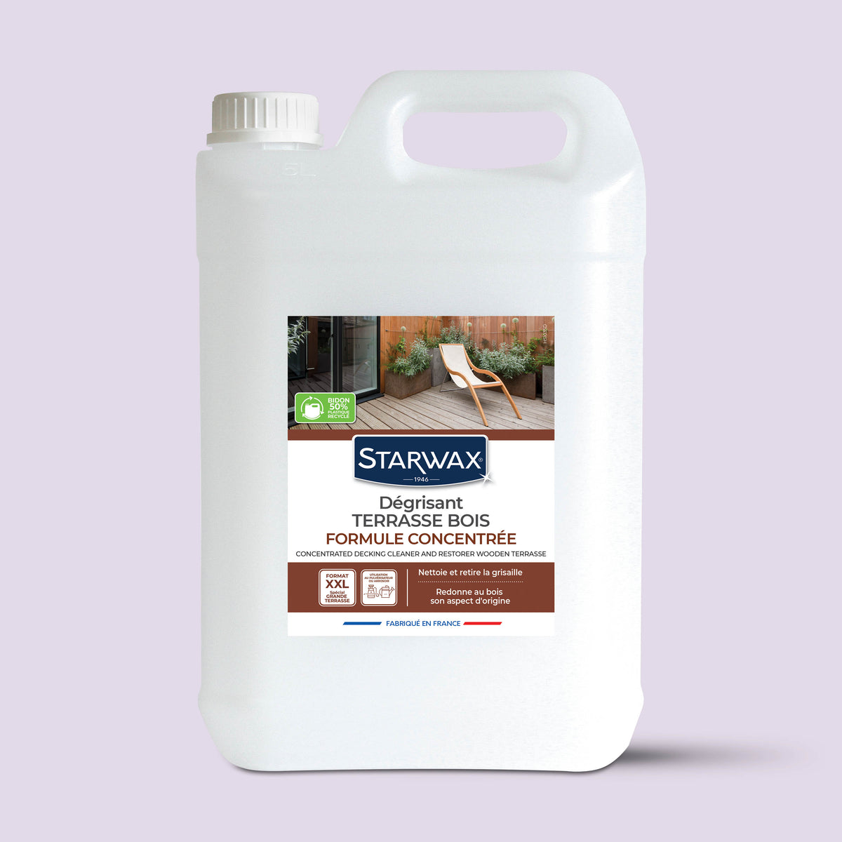 STARWAX - Dégrisant concentré pour terrasse en bois
2L