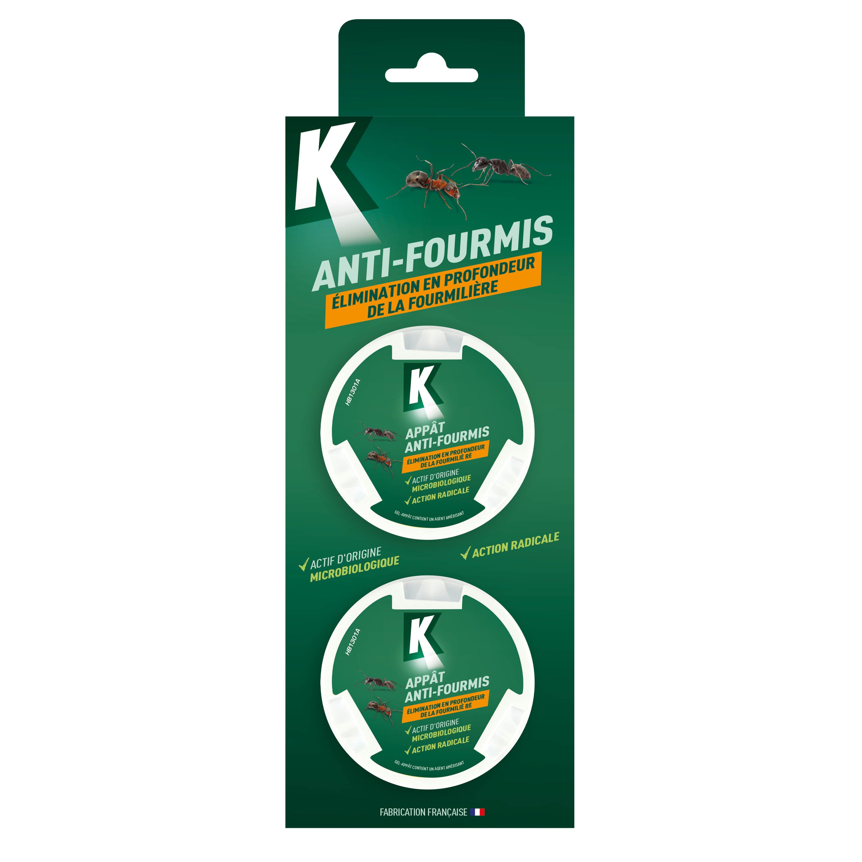 K - Boîtes anti-fourmis 10g x 2