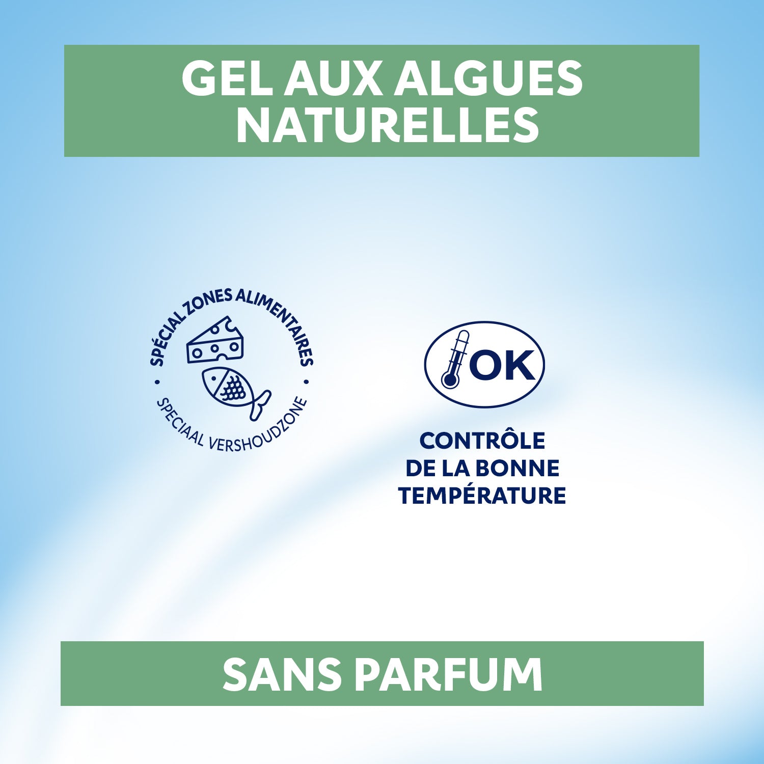 CROC ODOR - Absorbeur d'odeurs Frigo x2 2x33g Sans parfum