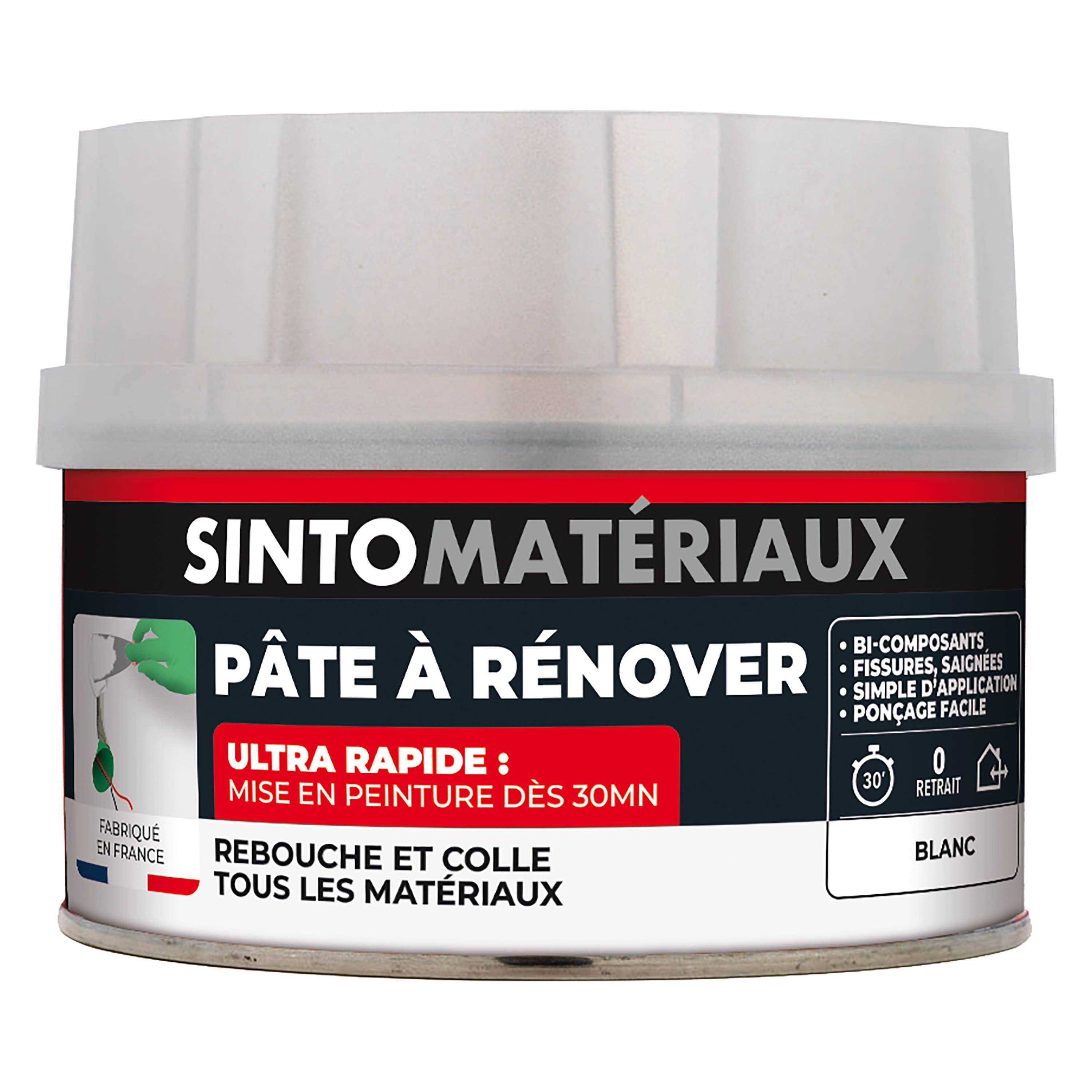 SINTO - Pâte à rénover 408g Blanc